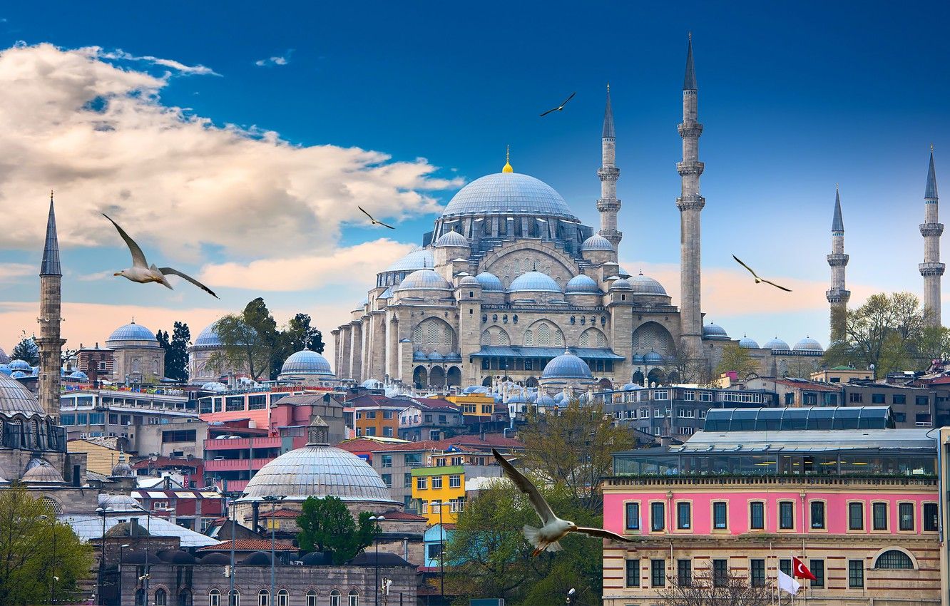 Fondo de pantalla de Estambul 1332x850