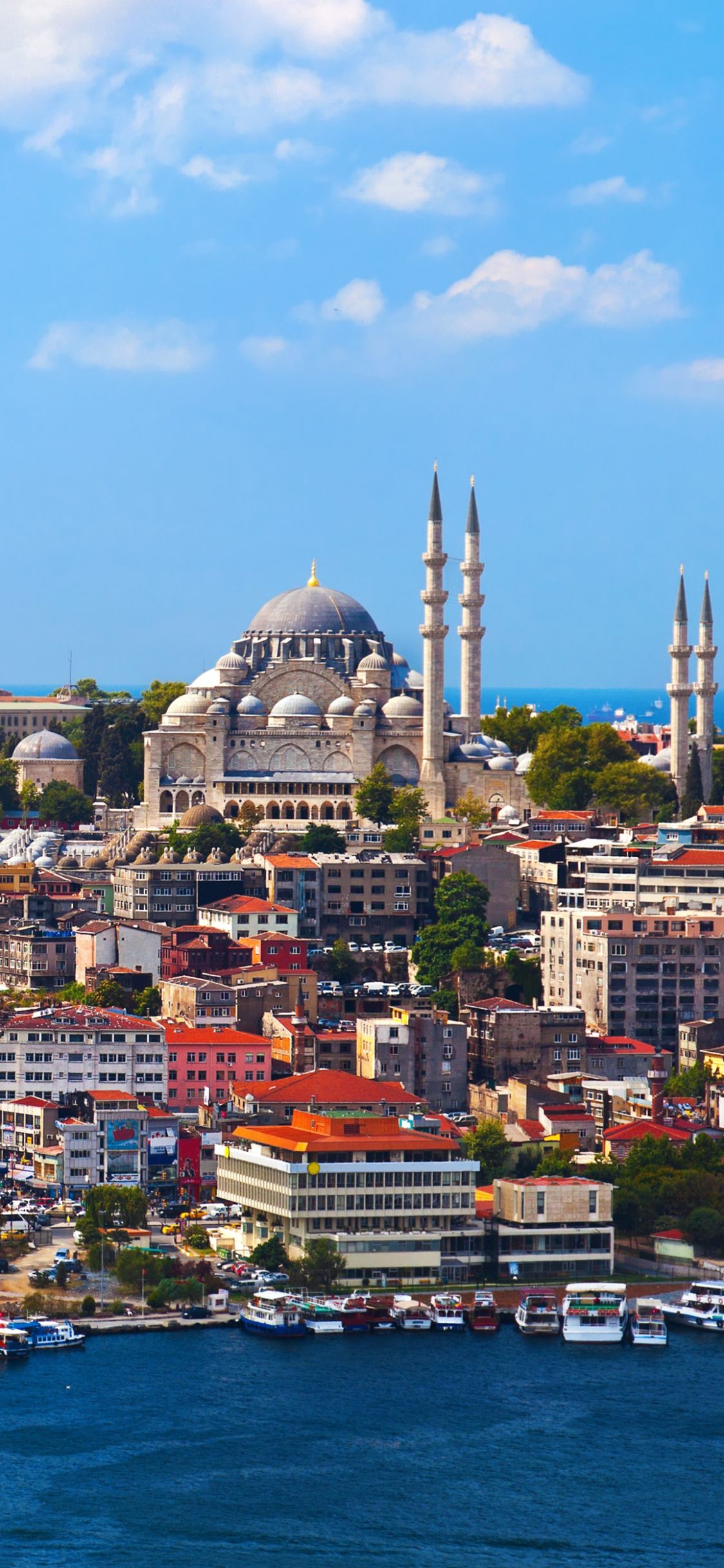 Fondo de pantalla de Estambul 1125x2436