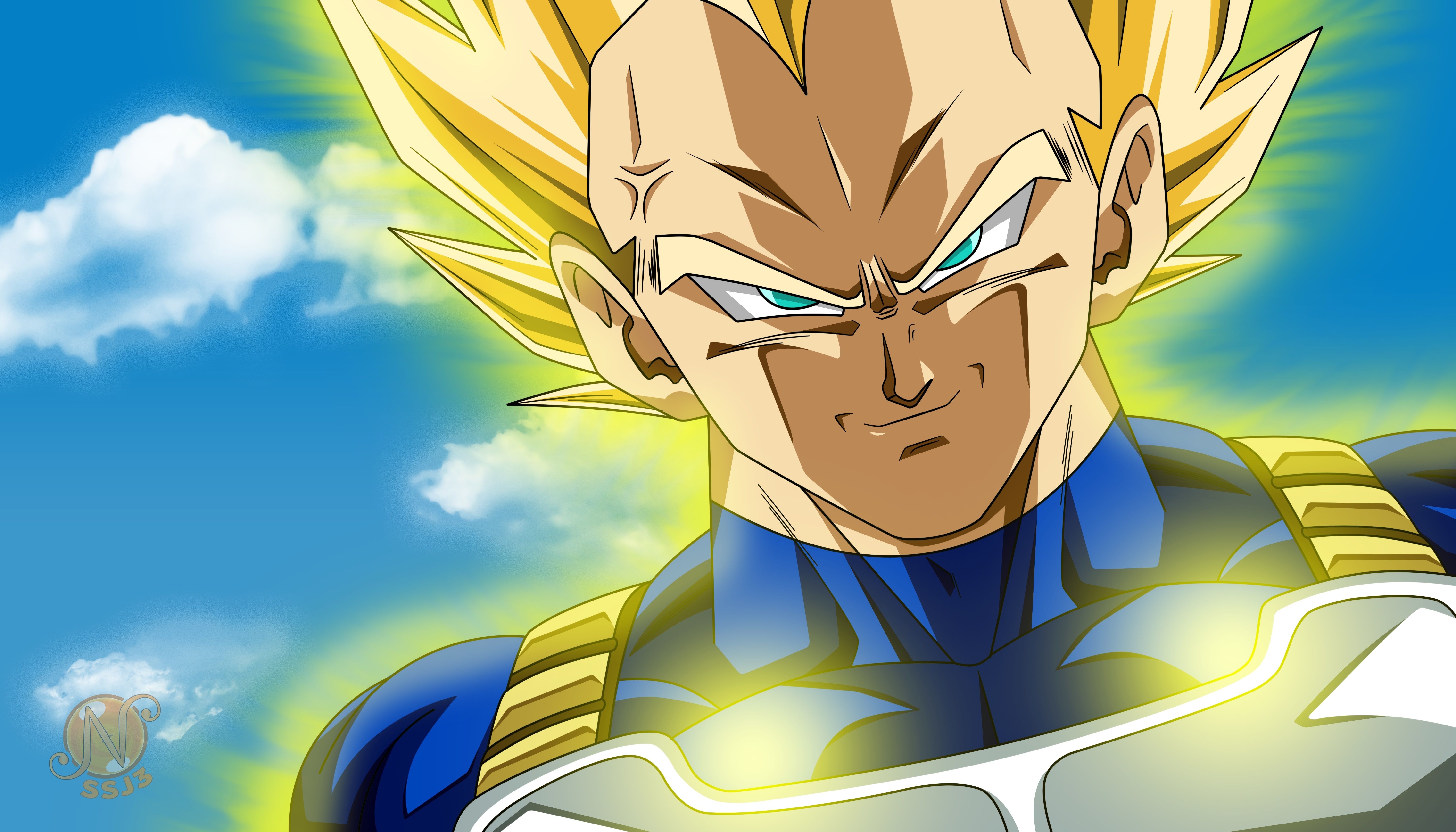 Fondo de pantalla de Vegeta 6000x3429