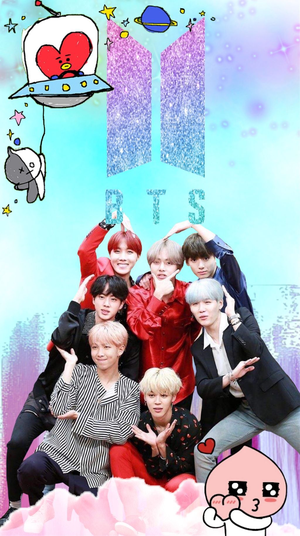 BTS Cartoon Wallpapers
