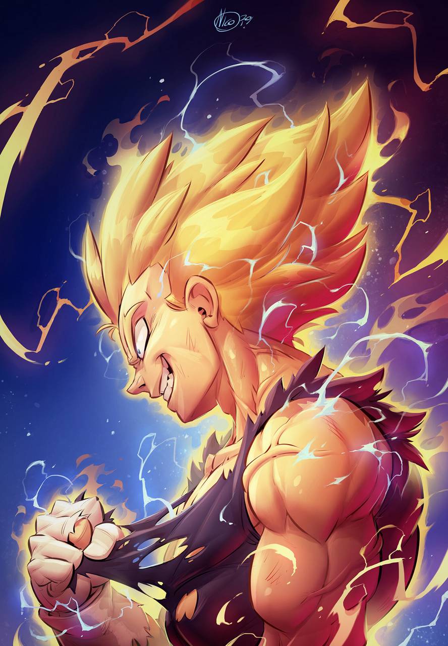 Fondo de pantalla de Vegeta 888x1280