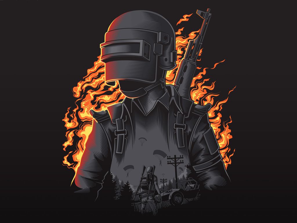 Fondo de pantalla de PUBG 1024x768
