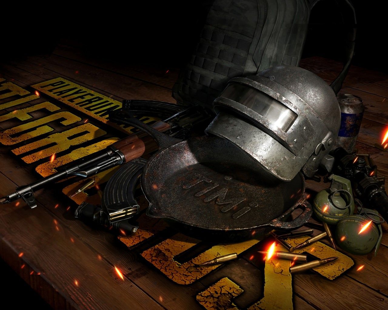 Fondo de pantalla de PUBG 1280x1024