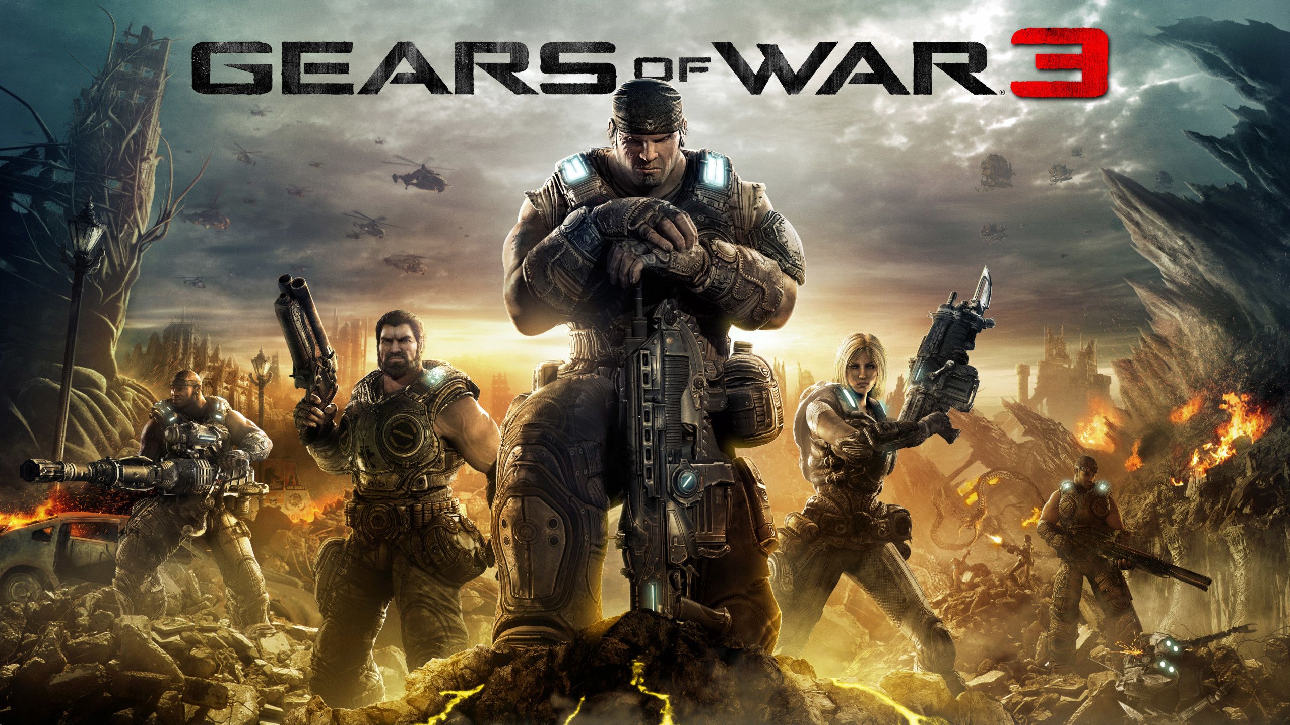 Fondo de pantalla de Gears of War 2560x1440