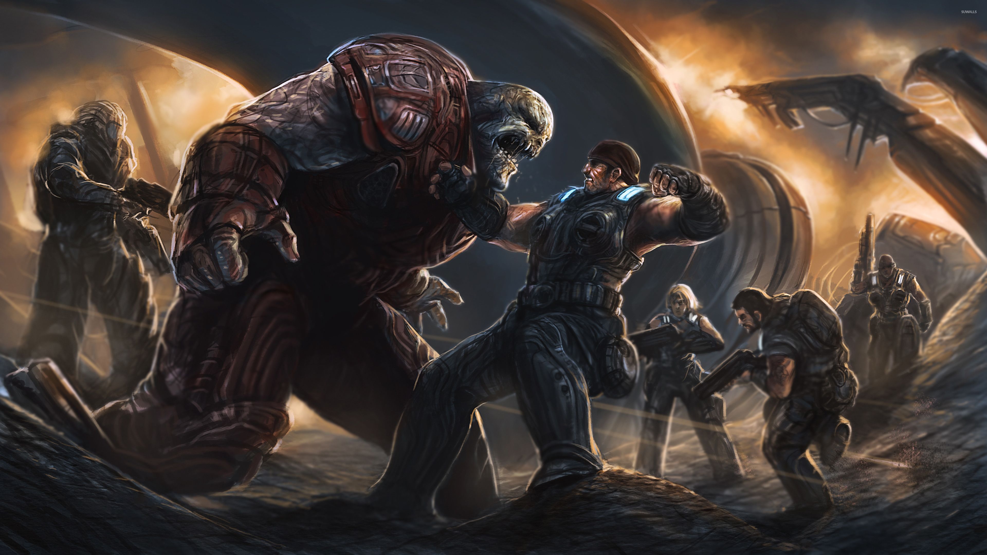 Fondo de pantalla de Gears of War 3840x2160