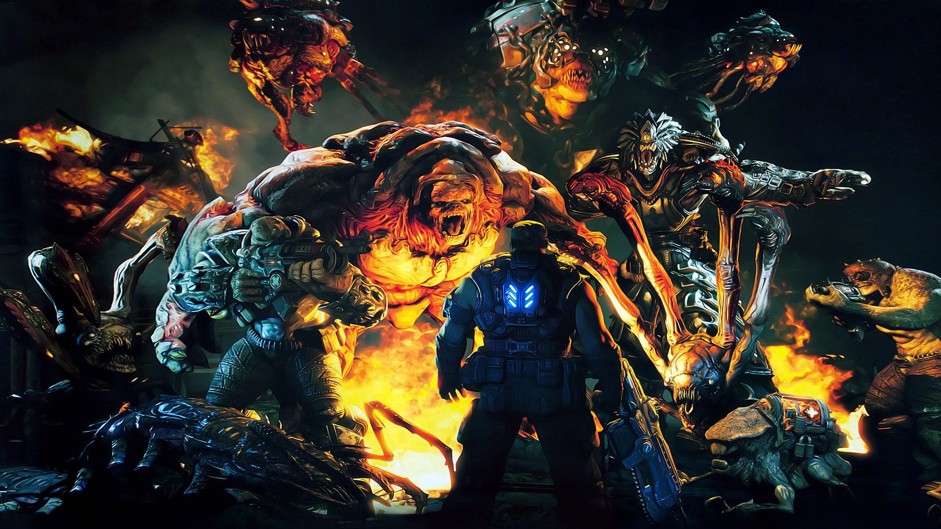 Fondo de pantalla de Gears of War 1920x1080