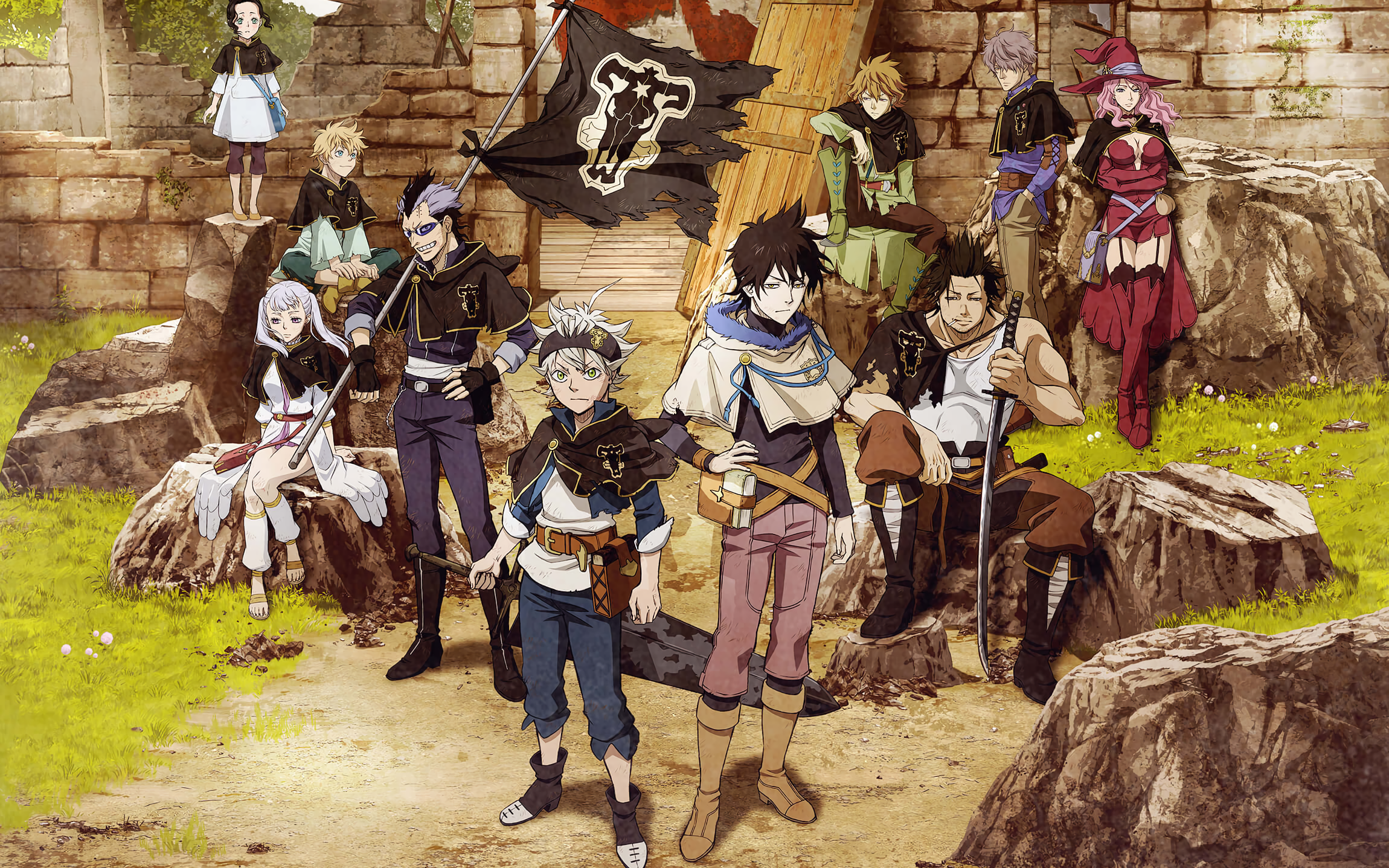 Fondo de pantalla de Black Clover 2300x1437