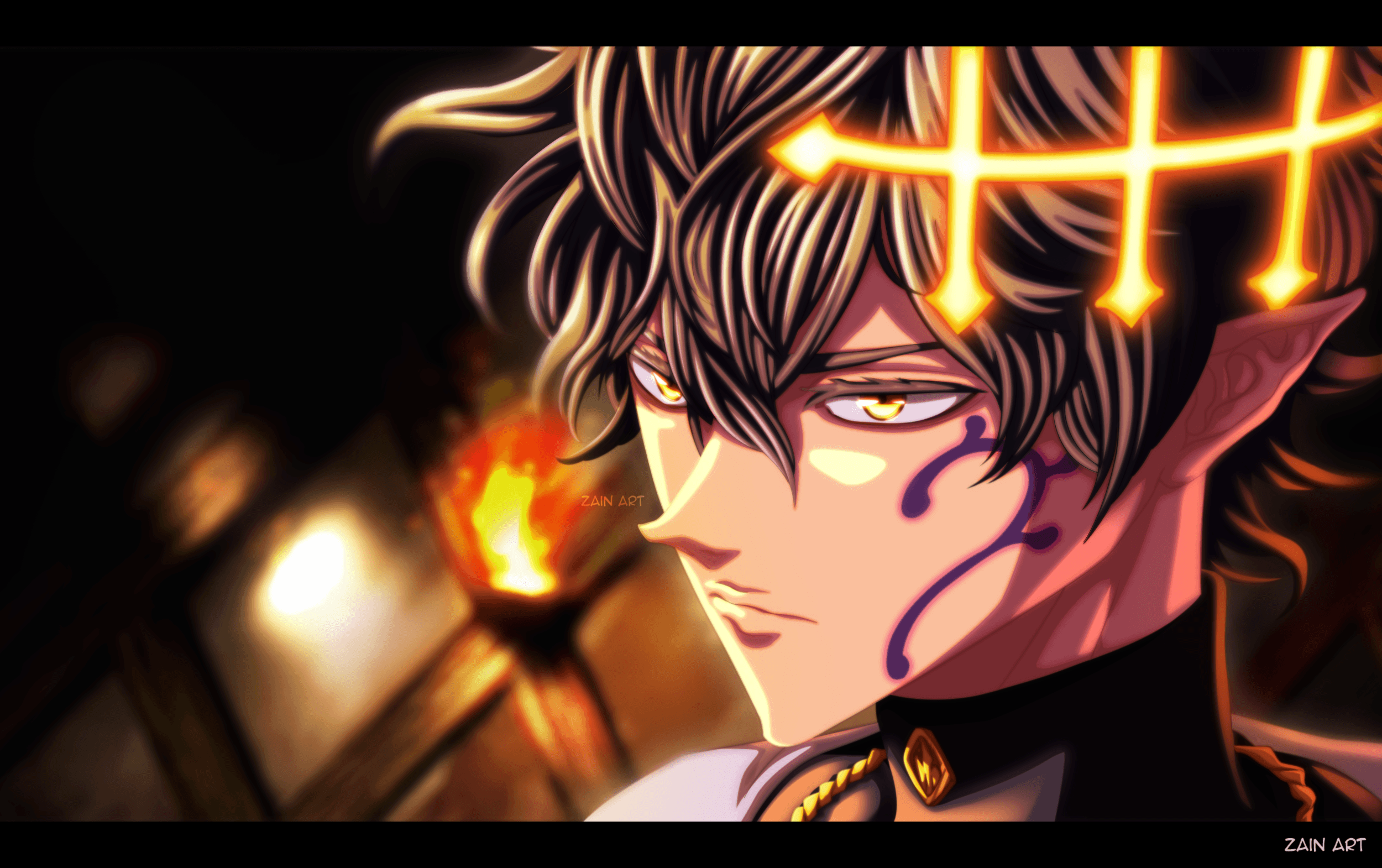 Fondo de pantalla de Black Clover 2500x1570