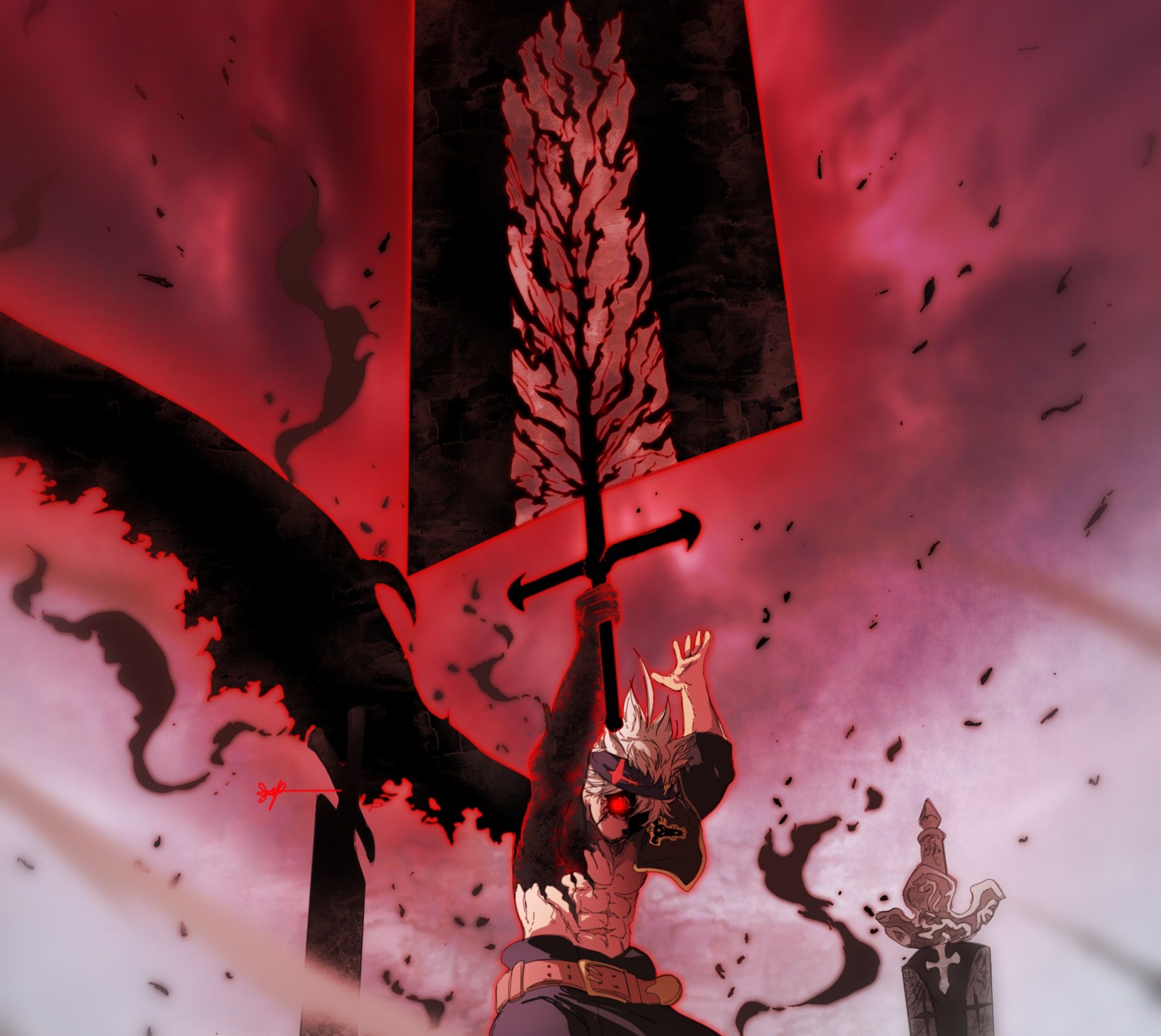 Fondo de pantalla de Black Clover 1920x1714