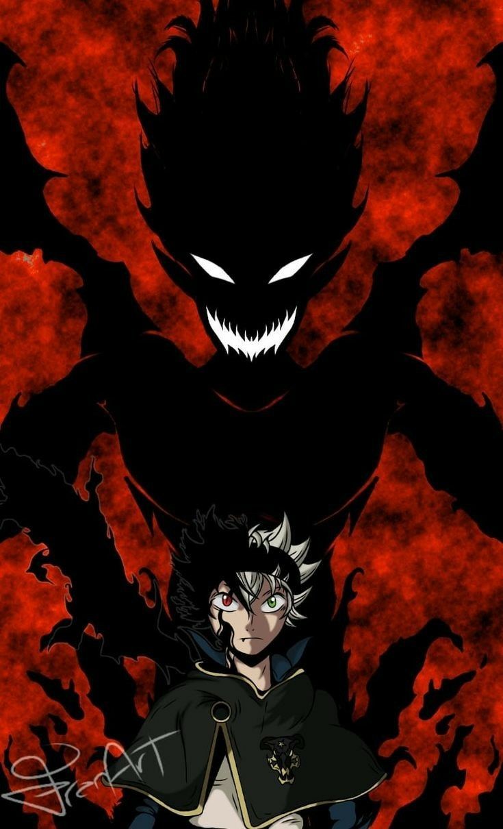 Fondo de pantalla de Black Clover 735x1210