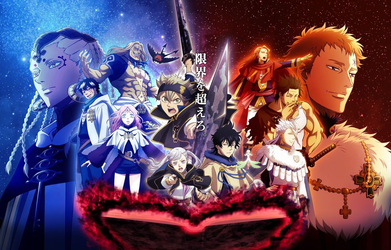 Fondo de pantalla de Black Clover 1332x850