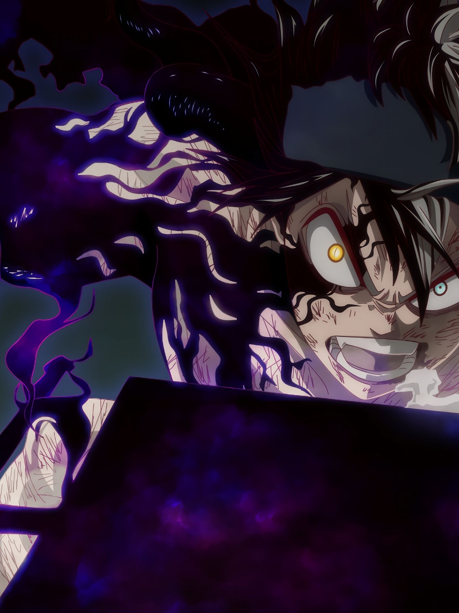 Fondo de pantalla de Black Clover 1536x2048