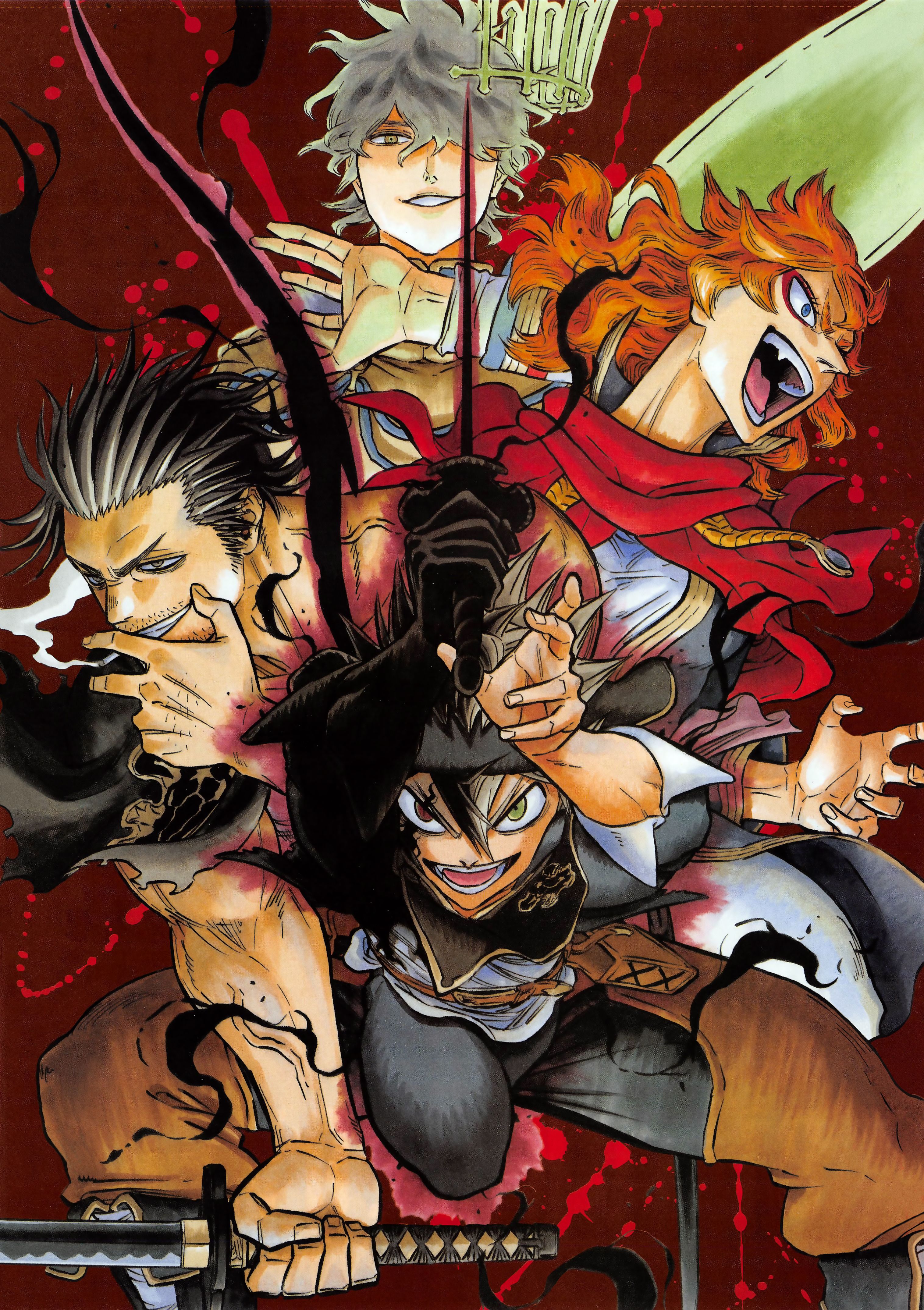 Fondo de pantalla de Black Clover 3032x4299