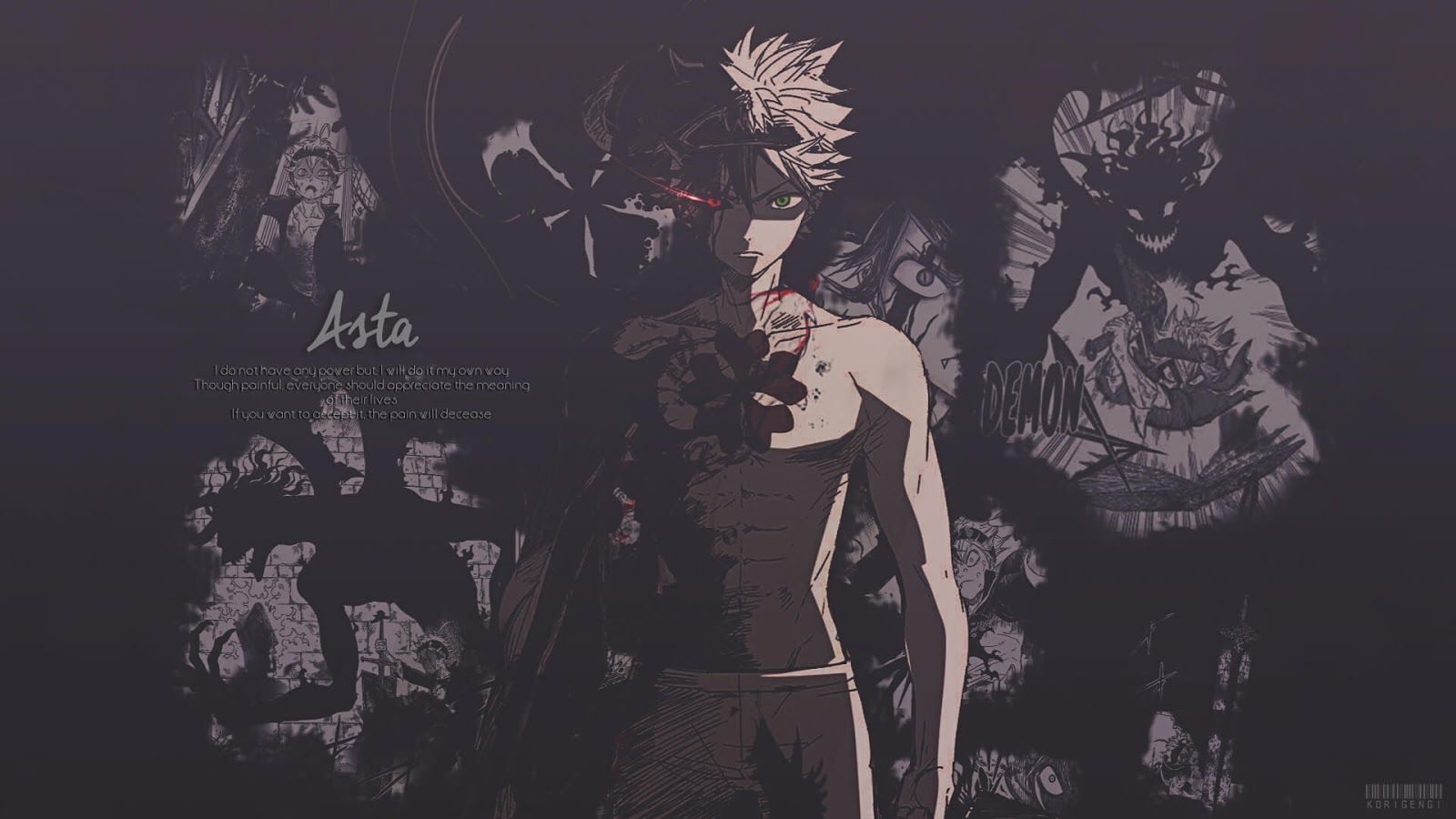 Fondo de pantalla de Black Clover 1600x900
