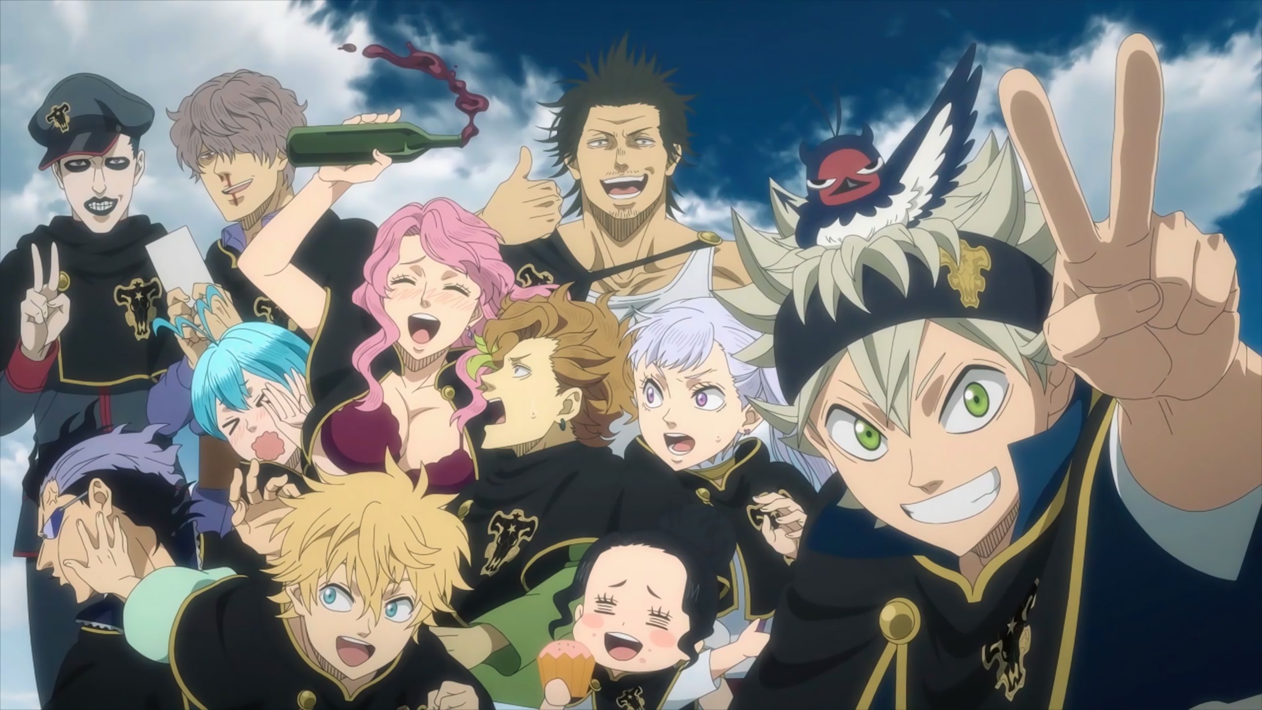 Fondo de pantalla de Black Clover 2560x1440