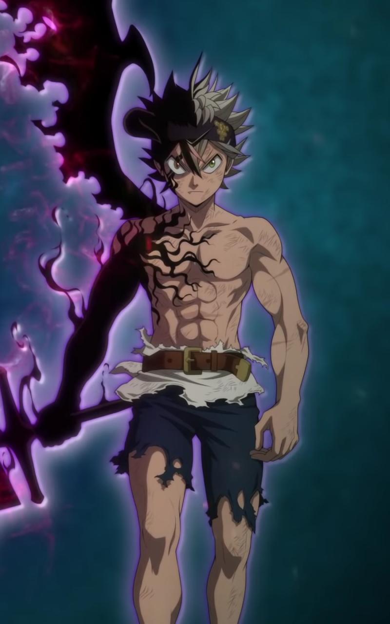 Fondo de pantalla de Black Clover 800x1280