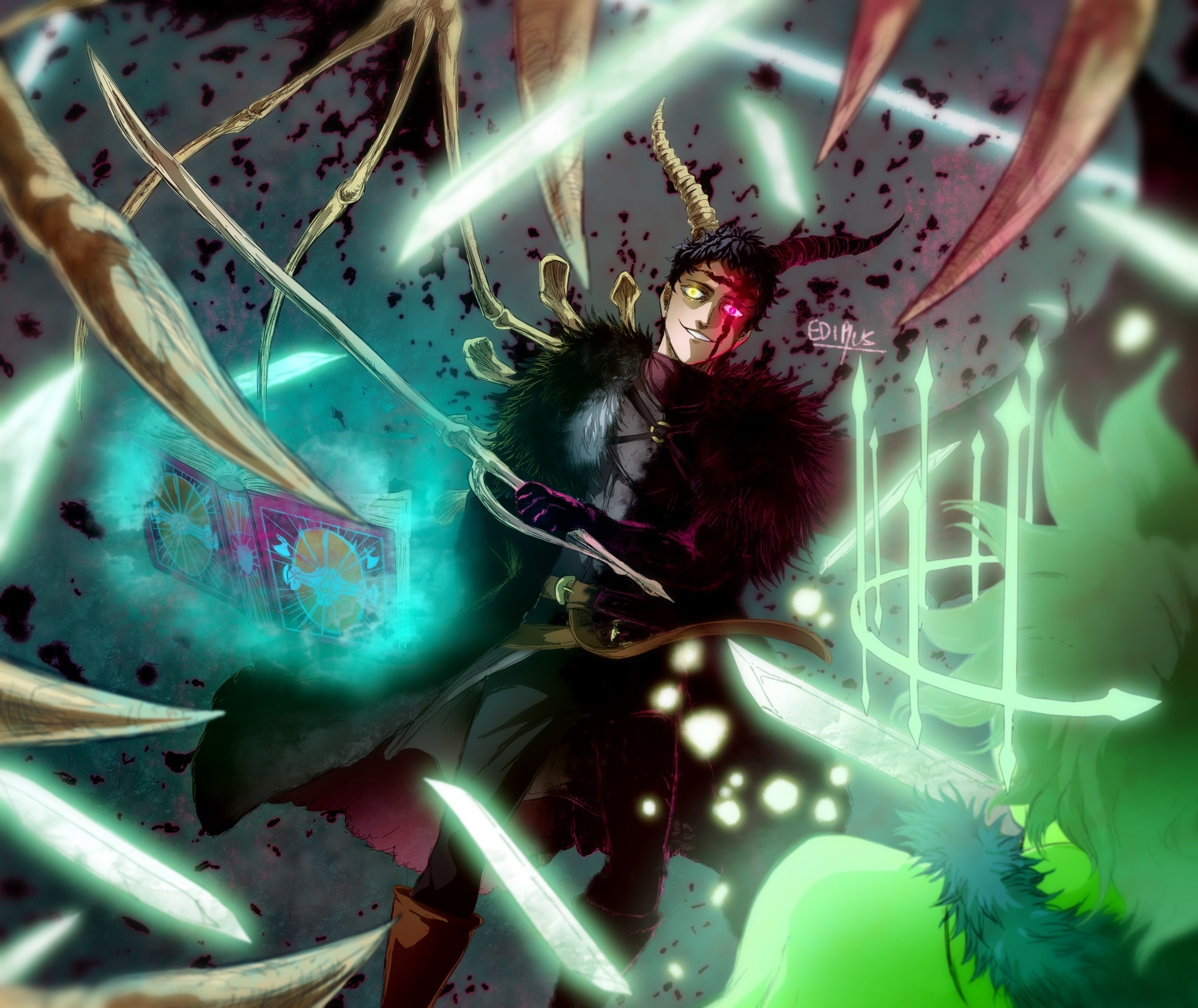 Fondo de pantalla de Black Clover 2718x2287