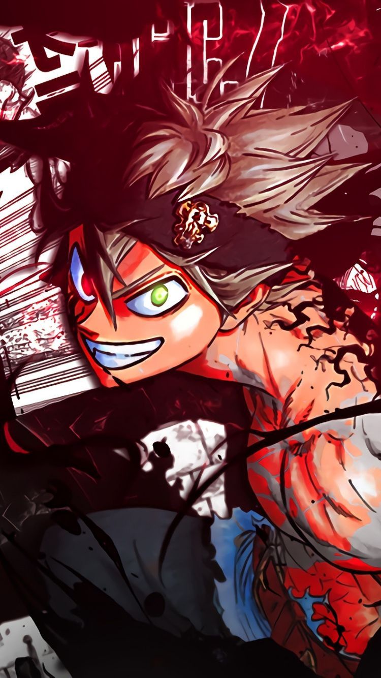 Fondo de pantalla de Black Clover 750x1334
