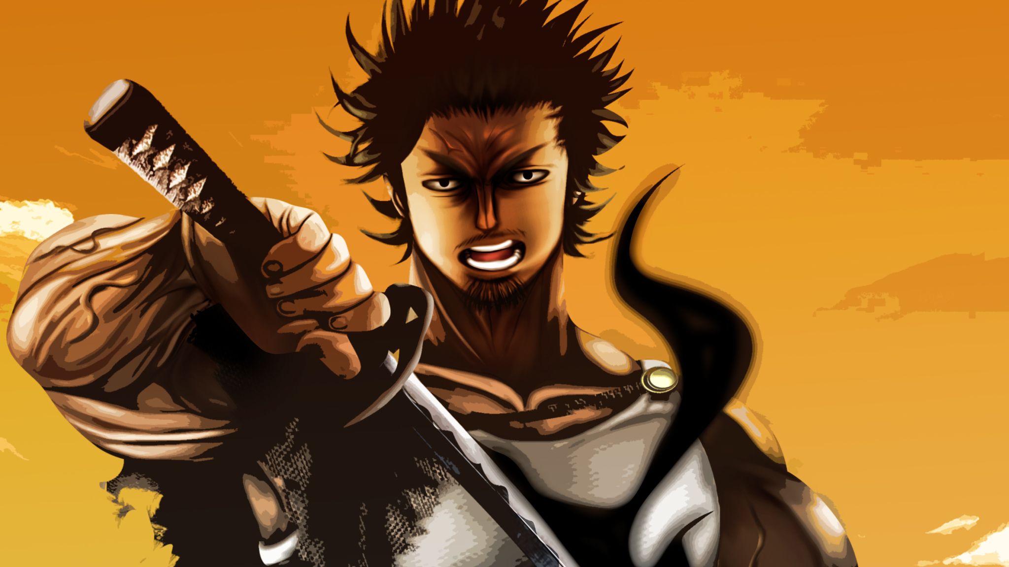 Fondo de pantalla de Black Clover 2048x1152