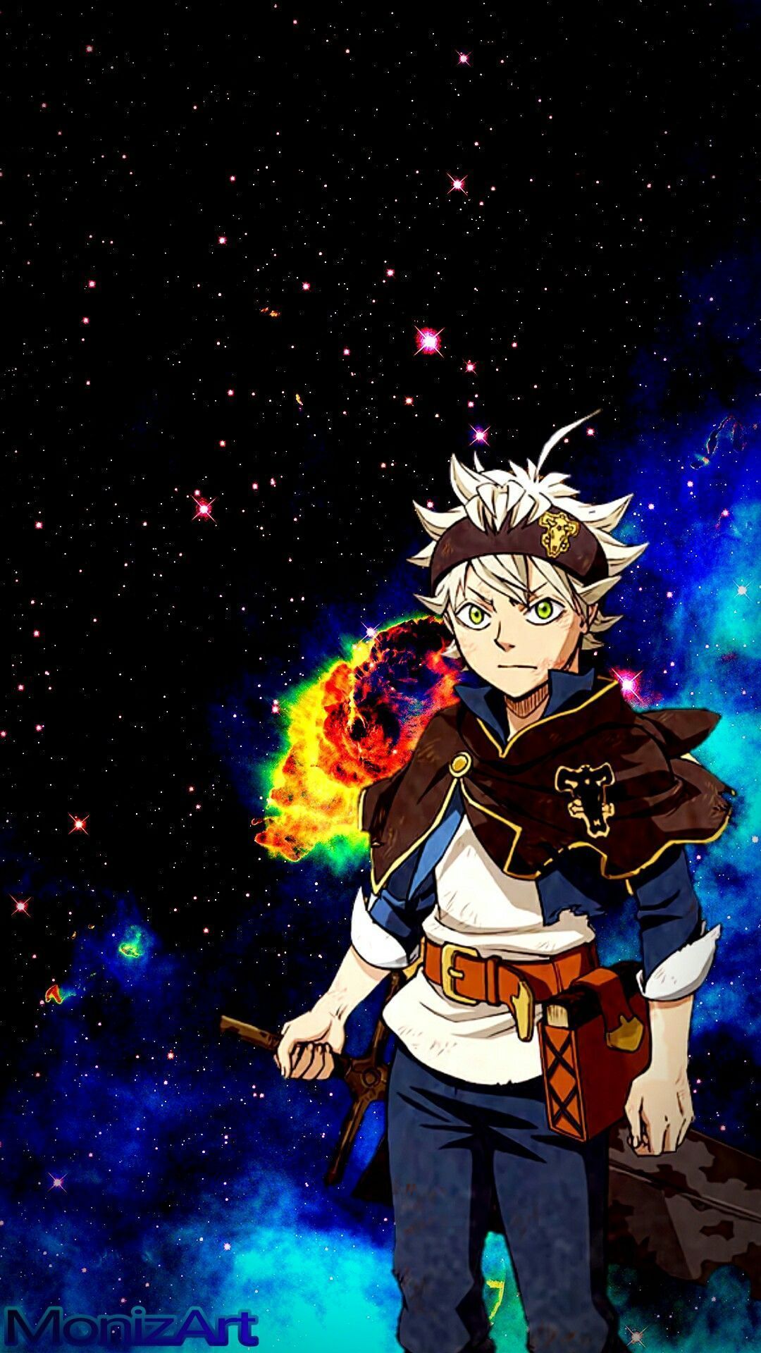 Fondo de pantalla de Black Clover 1080x1920