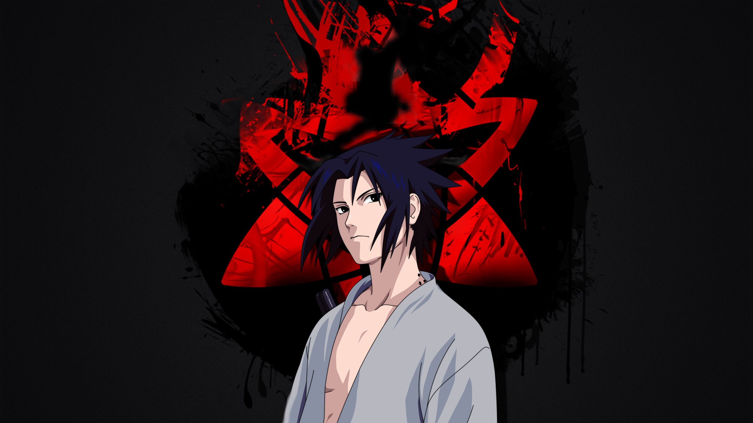 Fondo de pantalla de Sasuke Uchiha 2560x1440