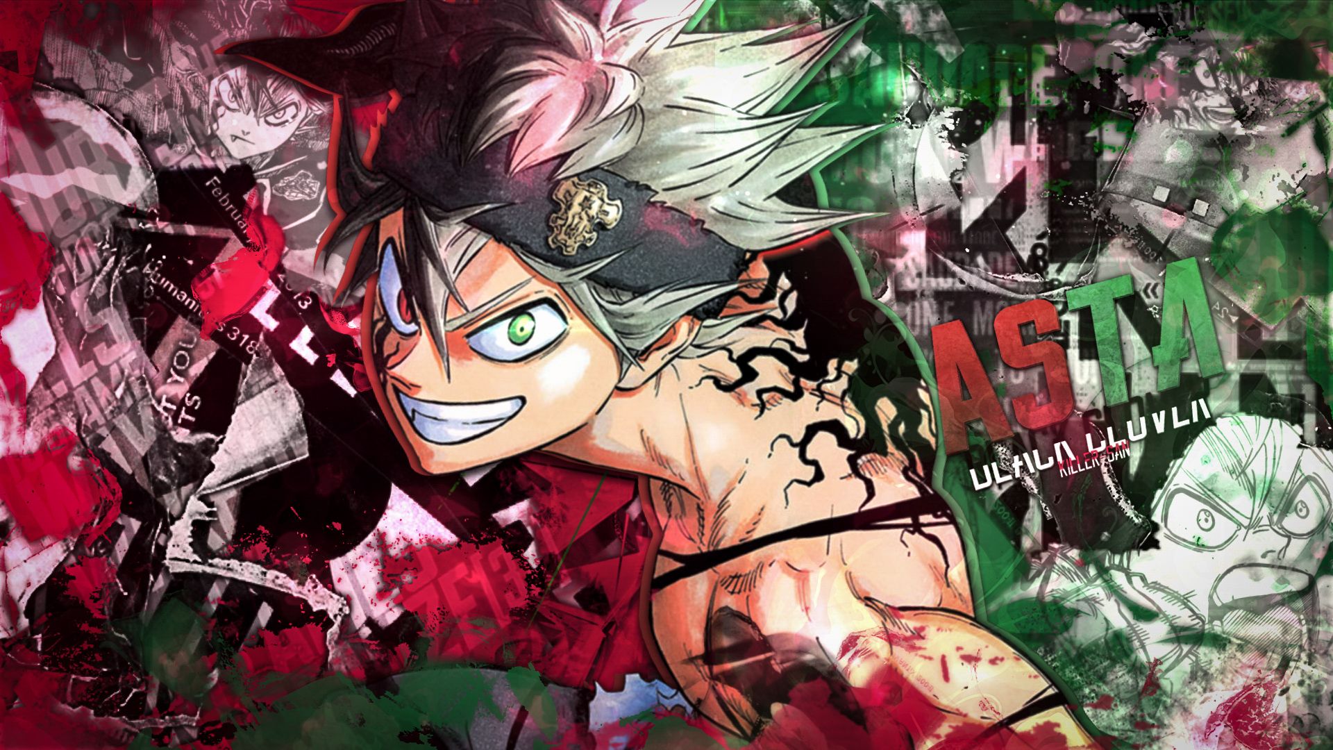Fondo de pantalla de Black Clover 1920x1080