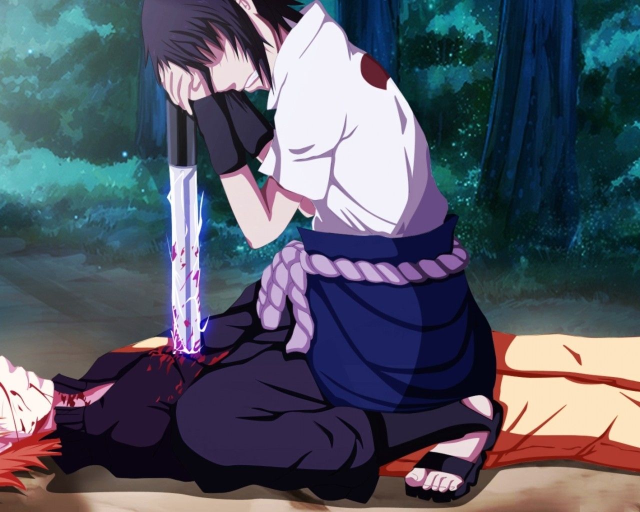 Fondo de pantalla de Sasuke Uchiha 1280x1024