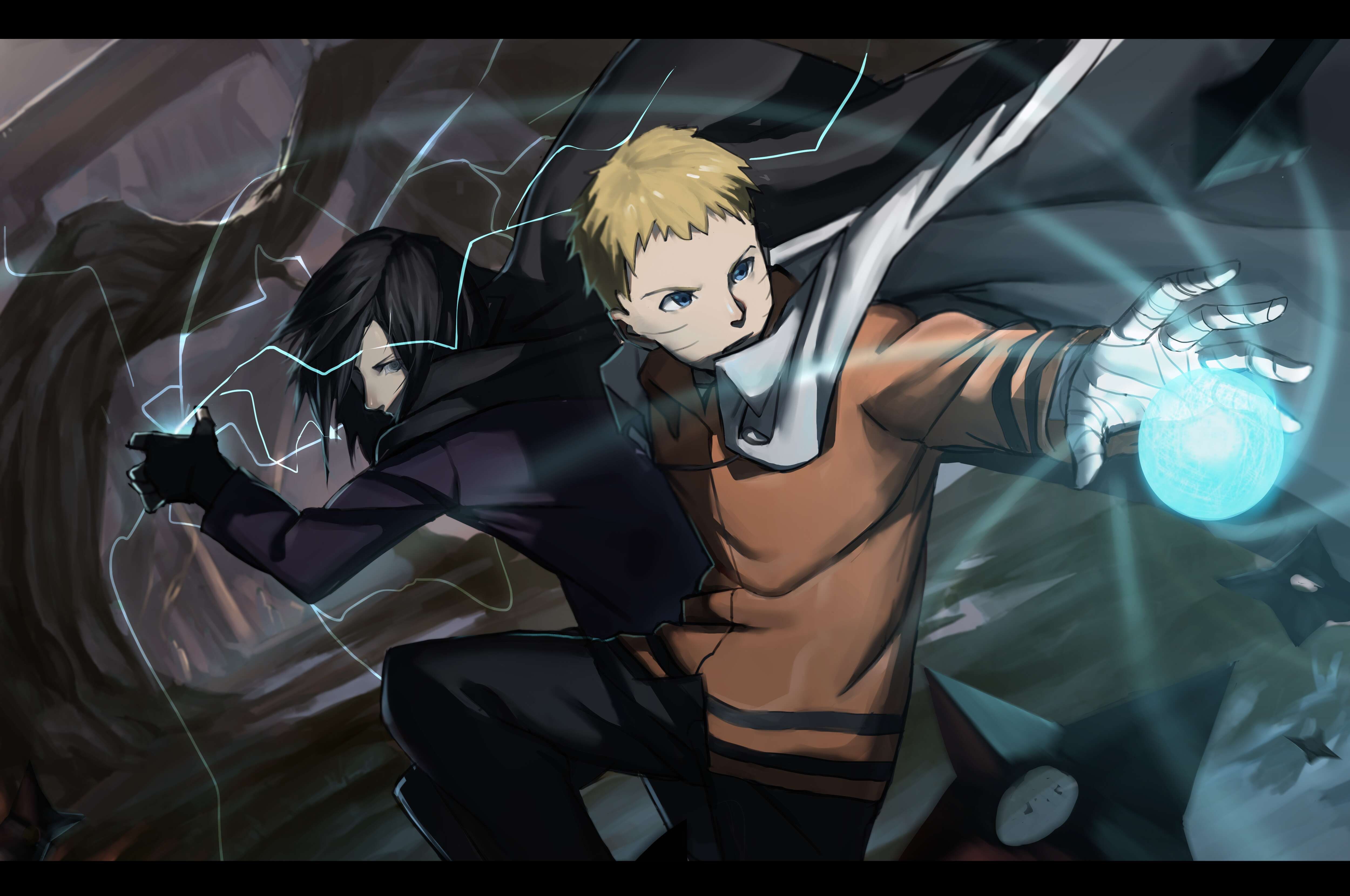 Fondo de pantalla de Sasuke Uchiha 5000x3319
