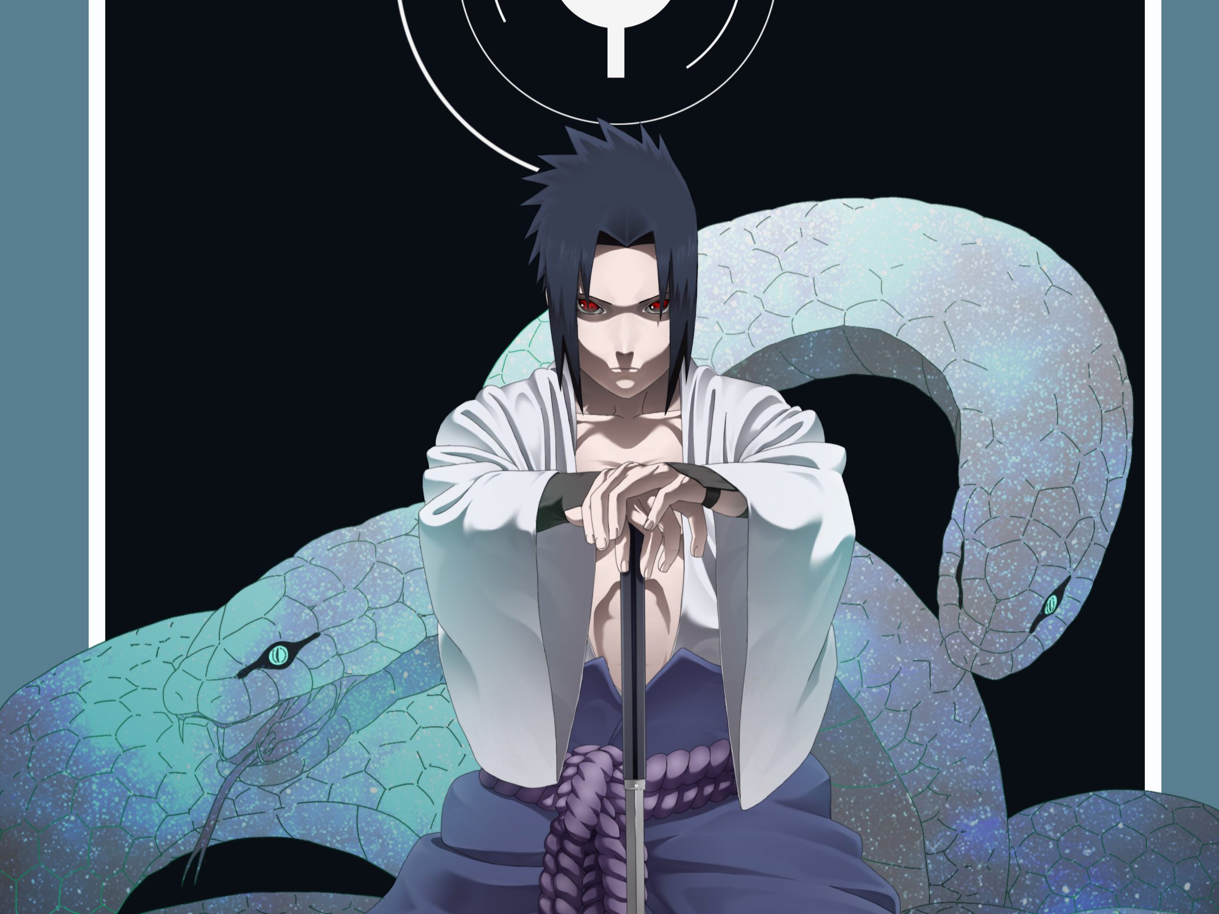 Fondo de pantalla de Sasuke Uchiha 2434x1825