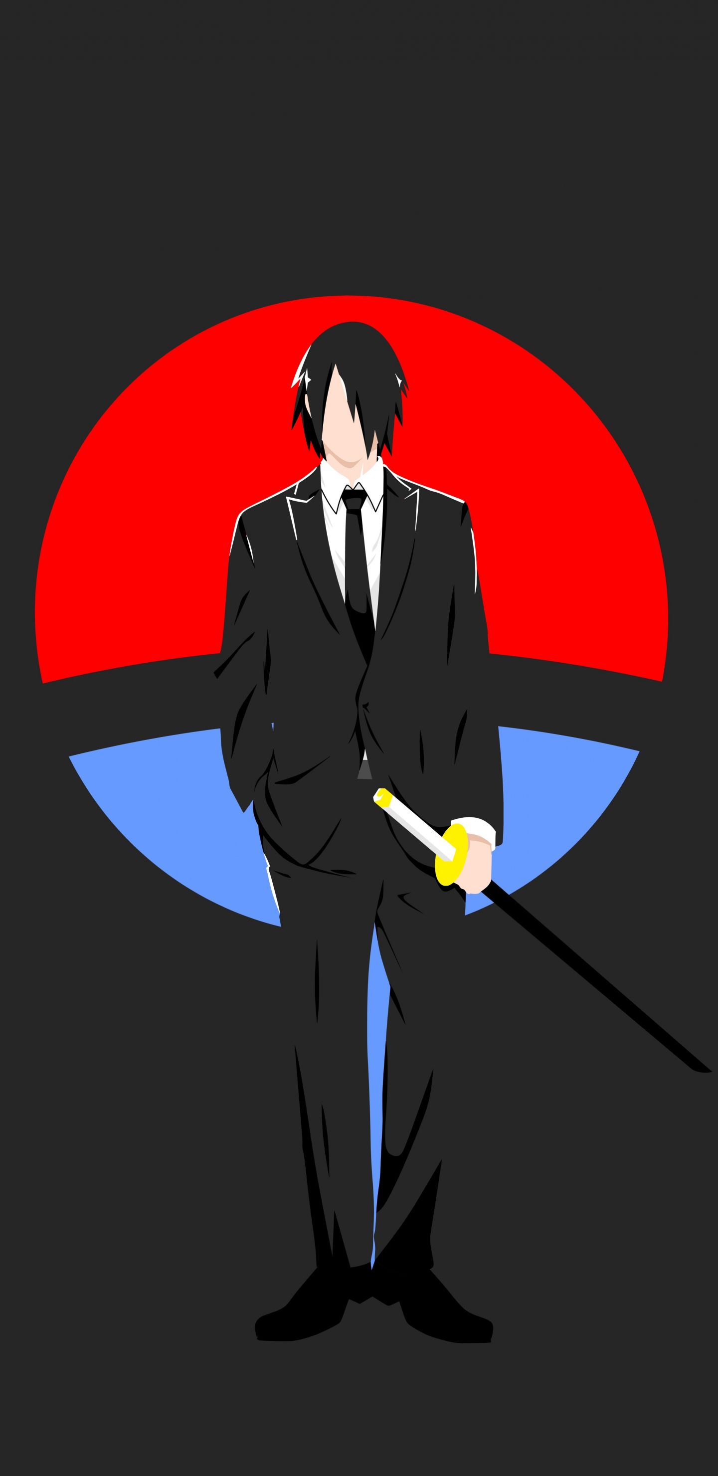 Fondo de pantalla de Sasuke Uchiha 1440x2960