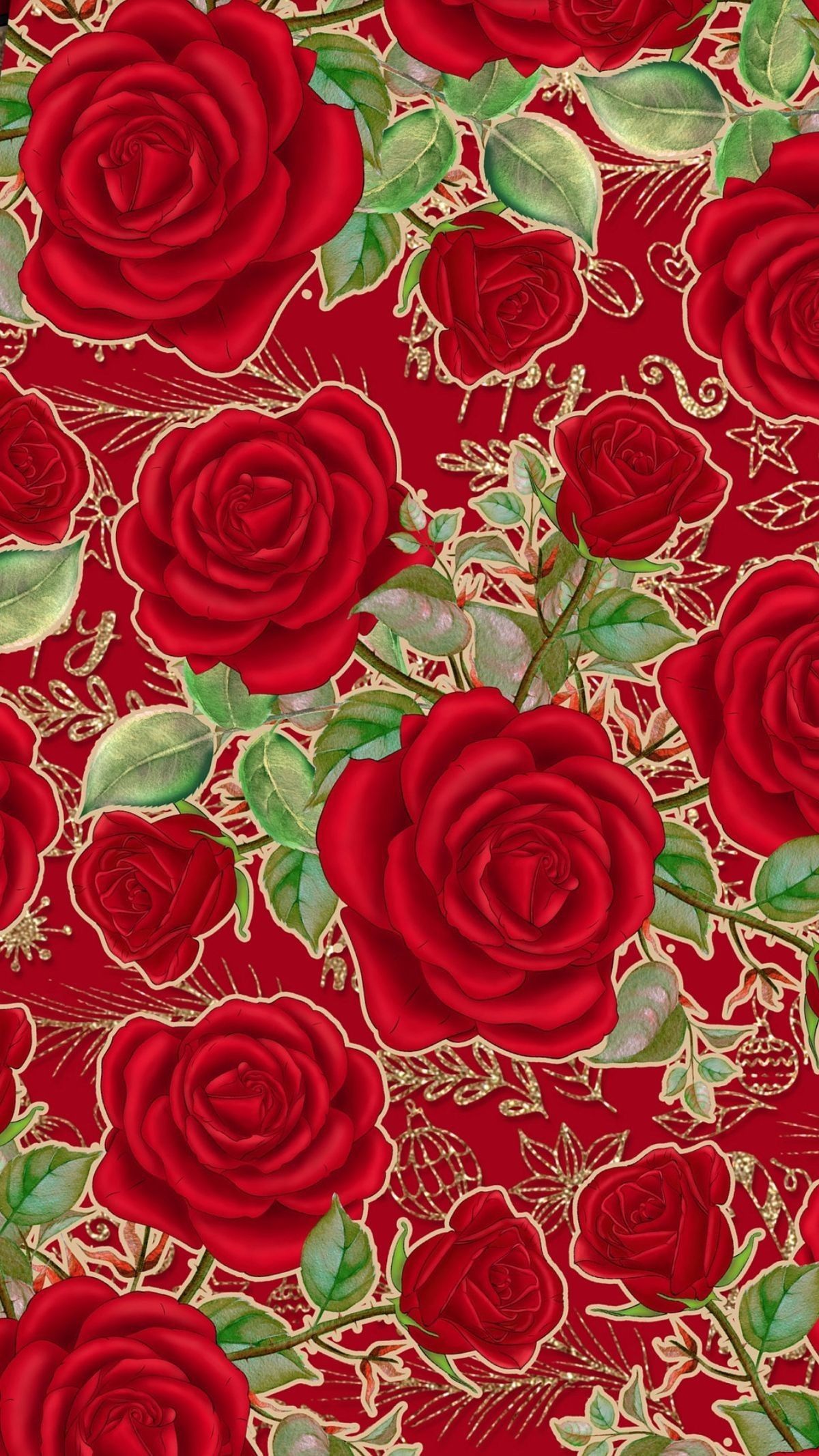 Fondo de pantalla de Flor Roja 1200x2133