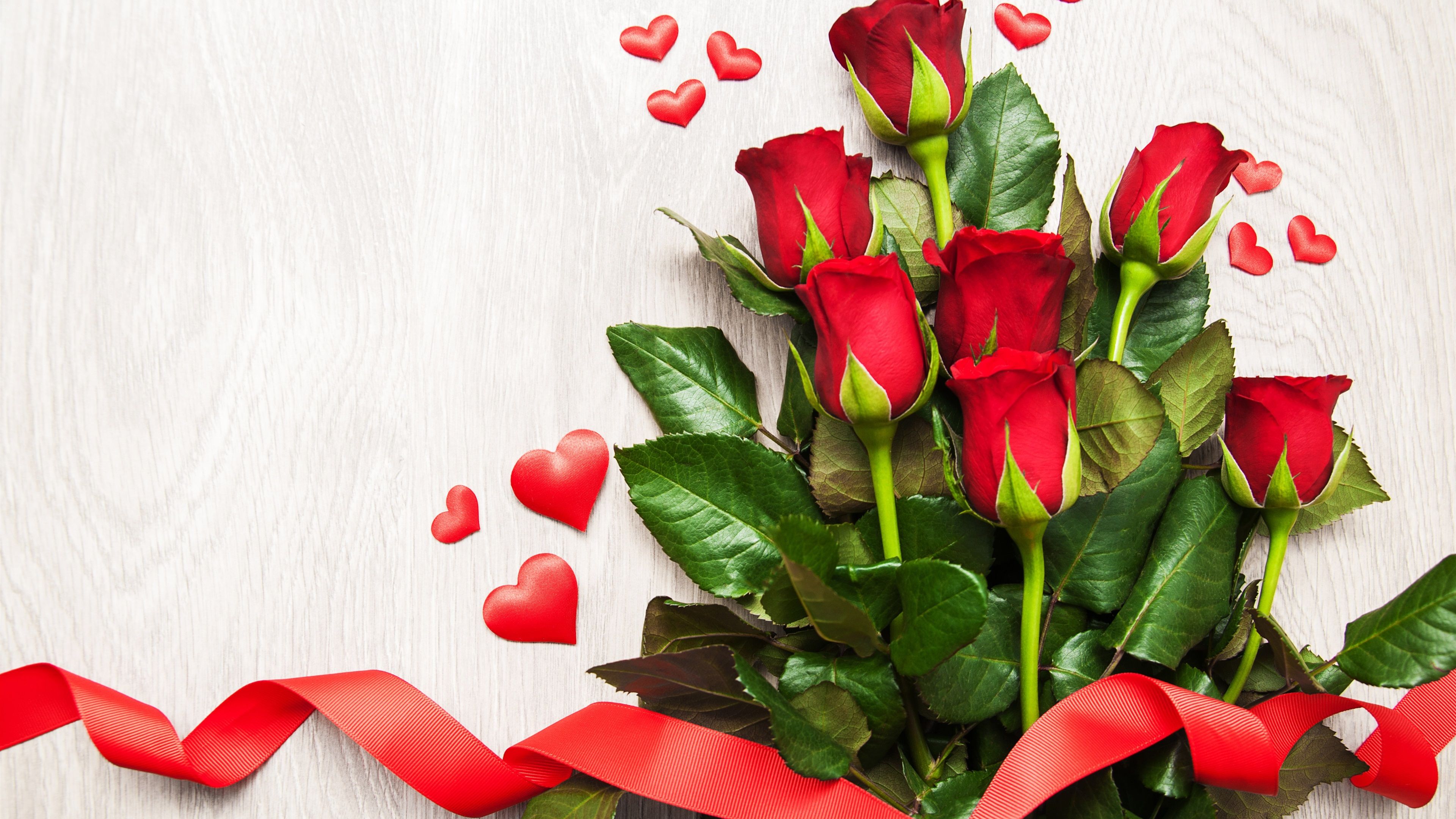 Fondo de pantalla de Flor Roja 3840x2160