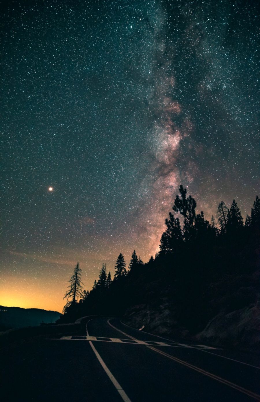 La playa en la noche con las estrellas Wallpapers Hd | Gandoss Wallpapers
