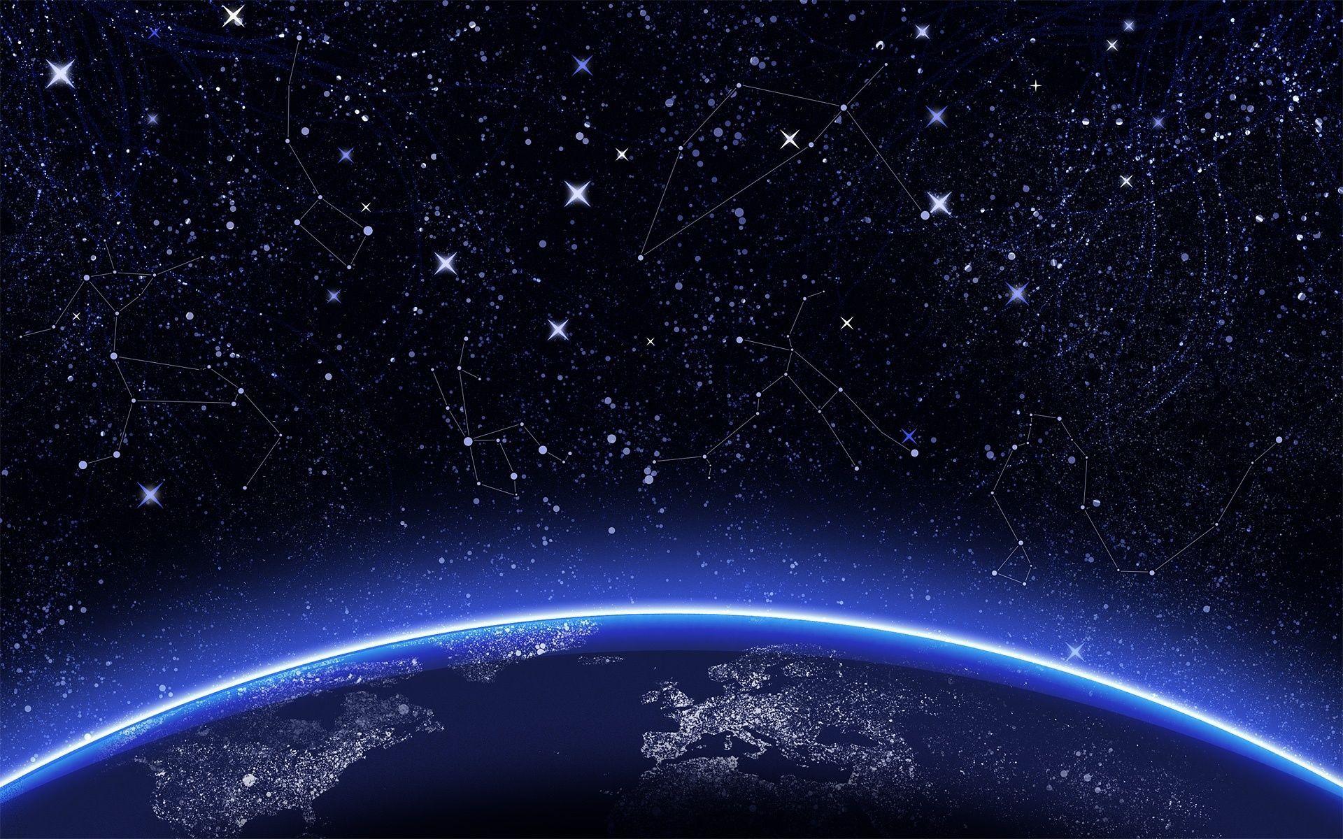 Night Sky Stars Wallpapers - Fondo de pantalla de la cueva