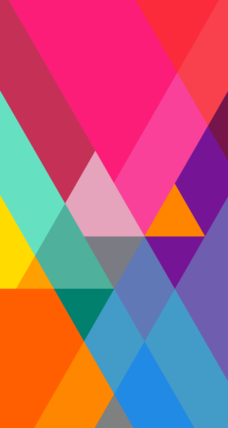 Fondo de pantalla de triangulo 744x1392
