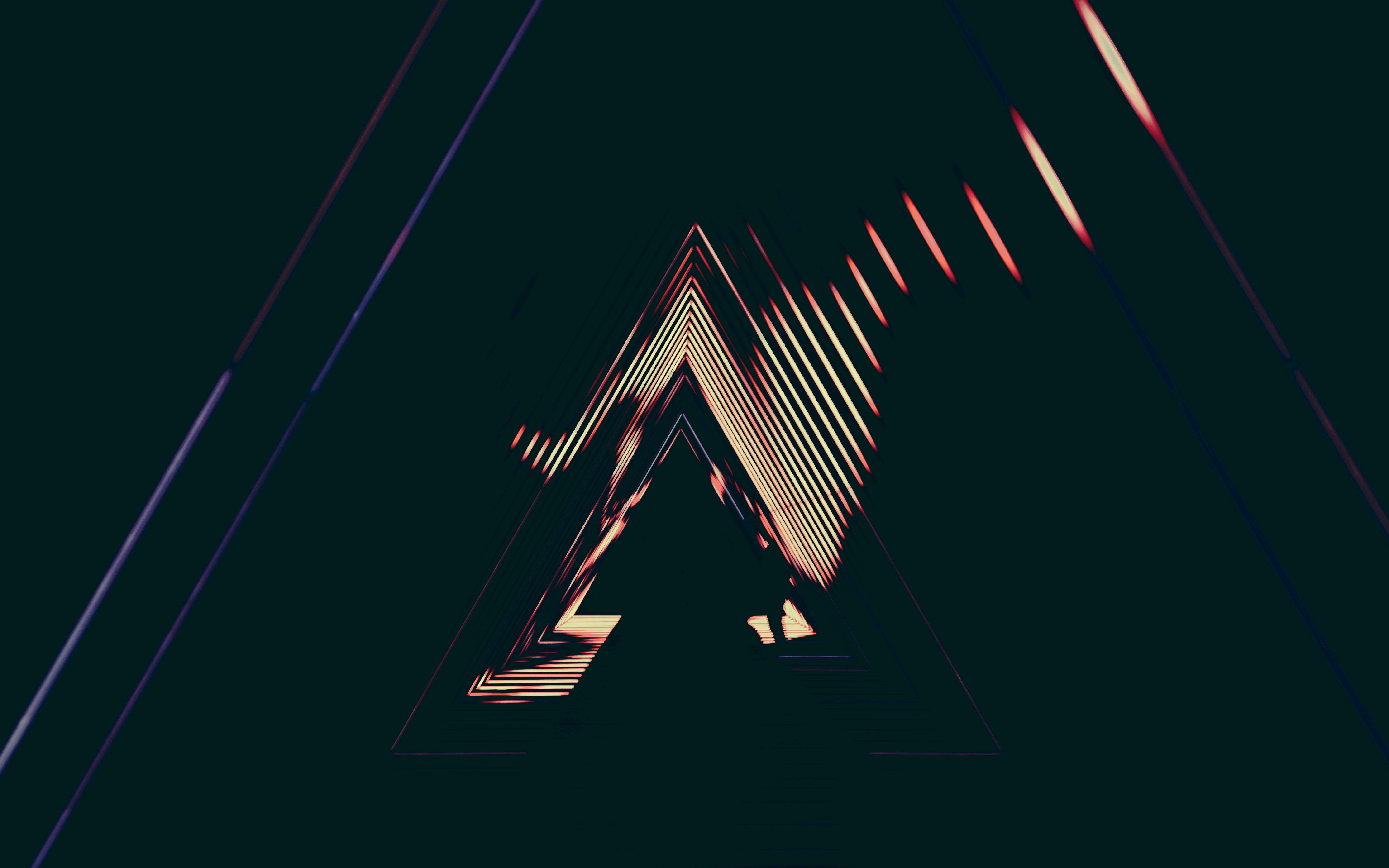 Fondo de pantalla de triangulo 5847x3654