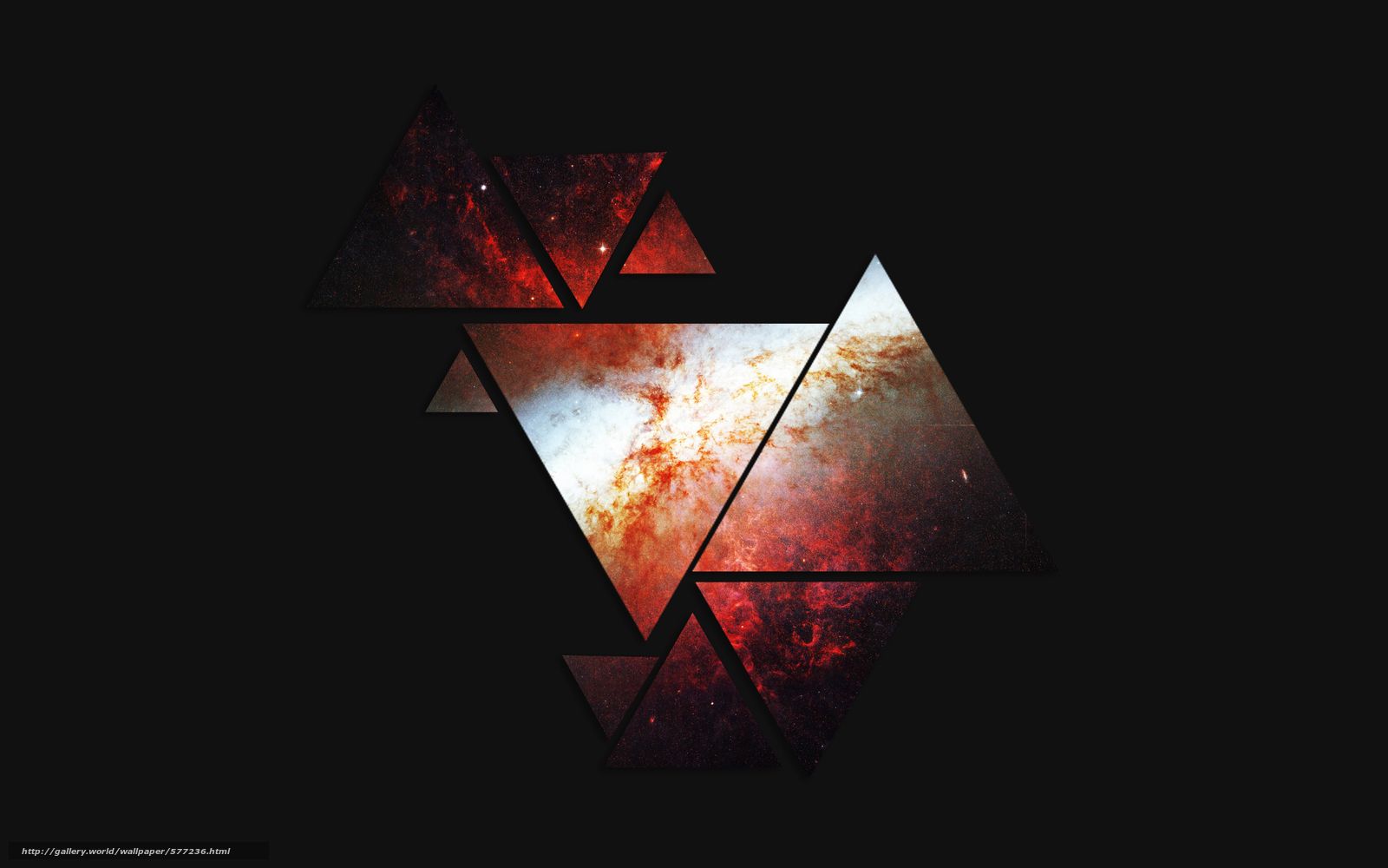 Fondo de pantalla de triangulo 1600x1000