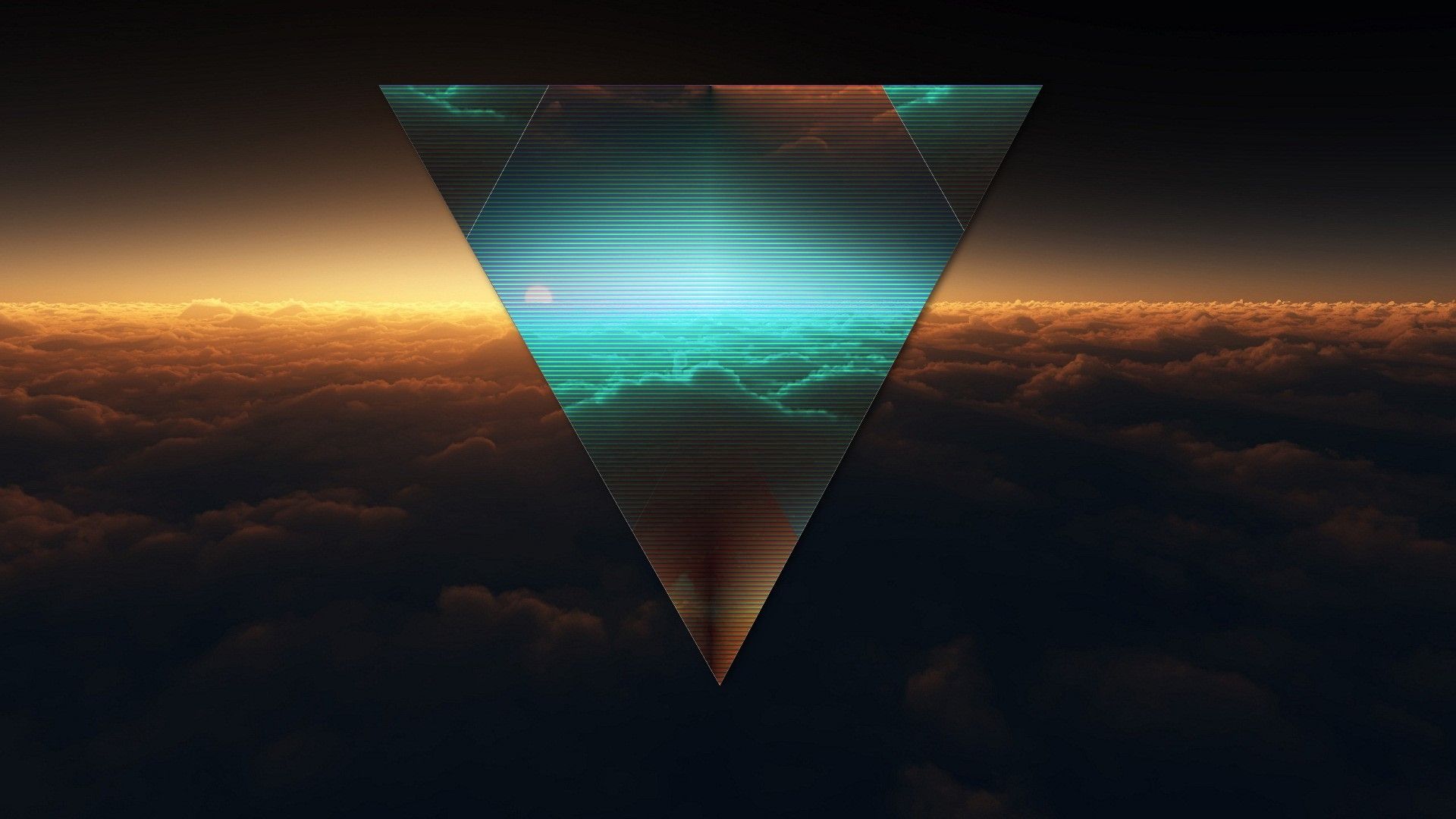 Fondo de pantalla de triangulo 1920x1080