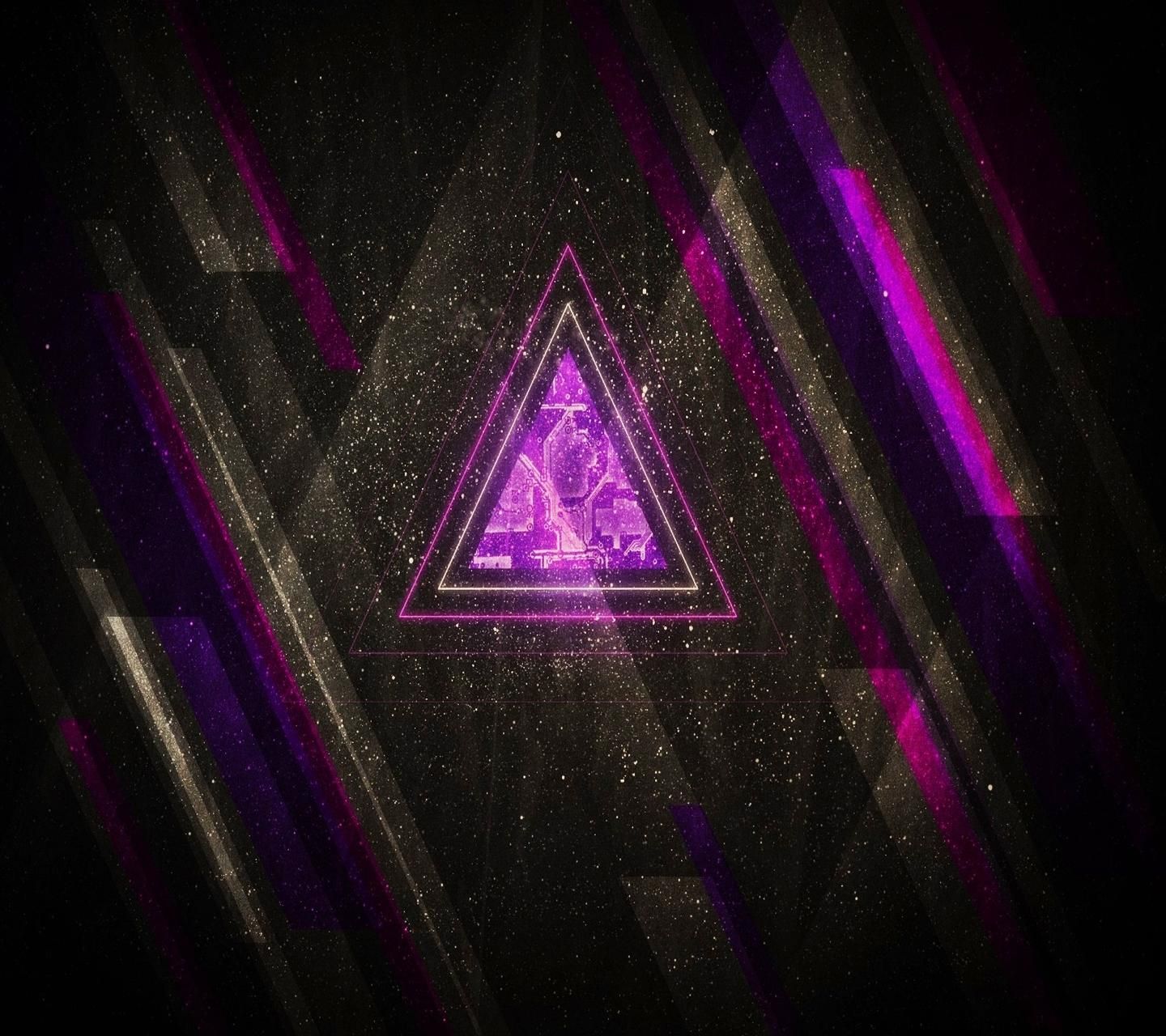 Fondo de pantalla de triangulo 1440x1280