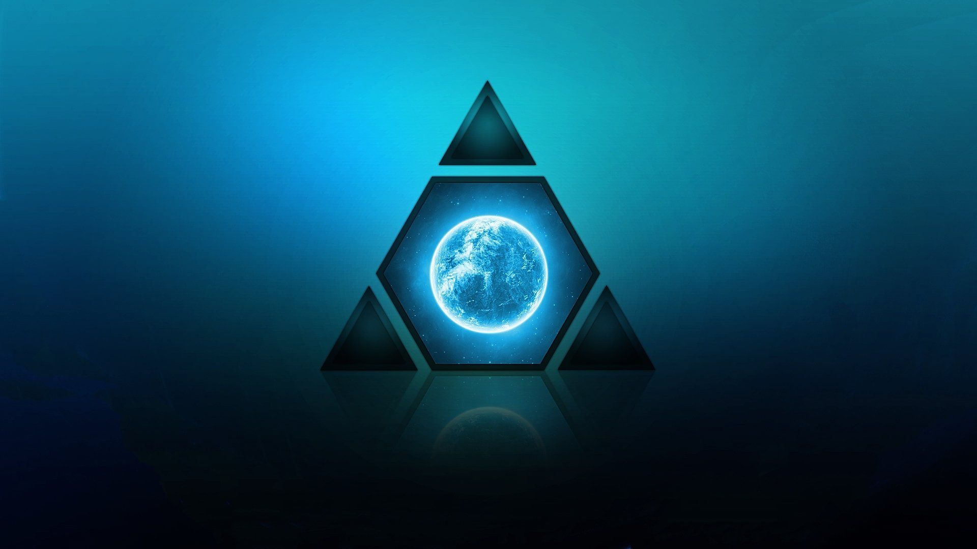 Fondo de pantalla de triangulo 1920x1080