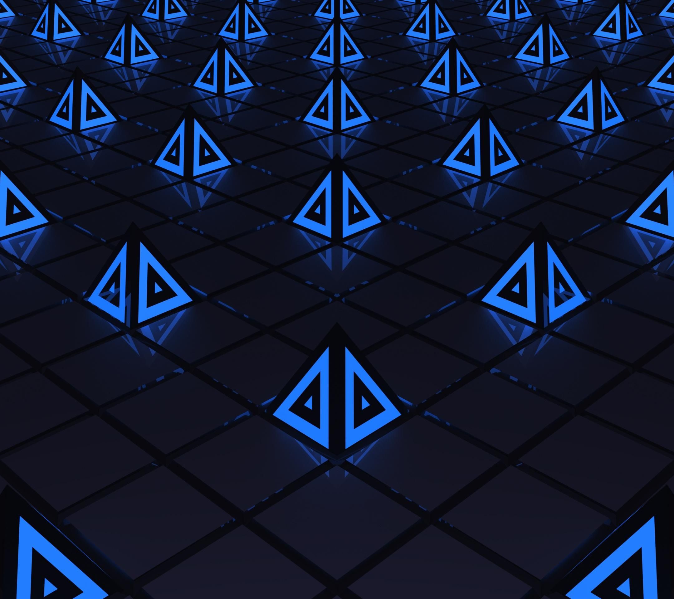 Fondo de pantalla de triangulo 2160x1920