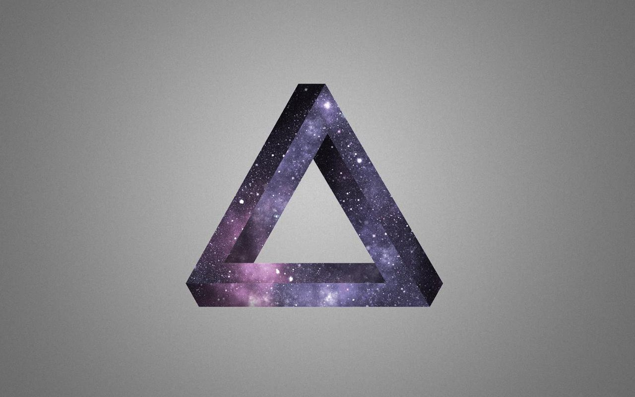 Fondo de pantalla de triangulo 1280x800