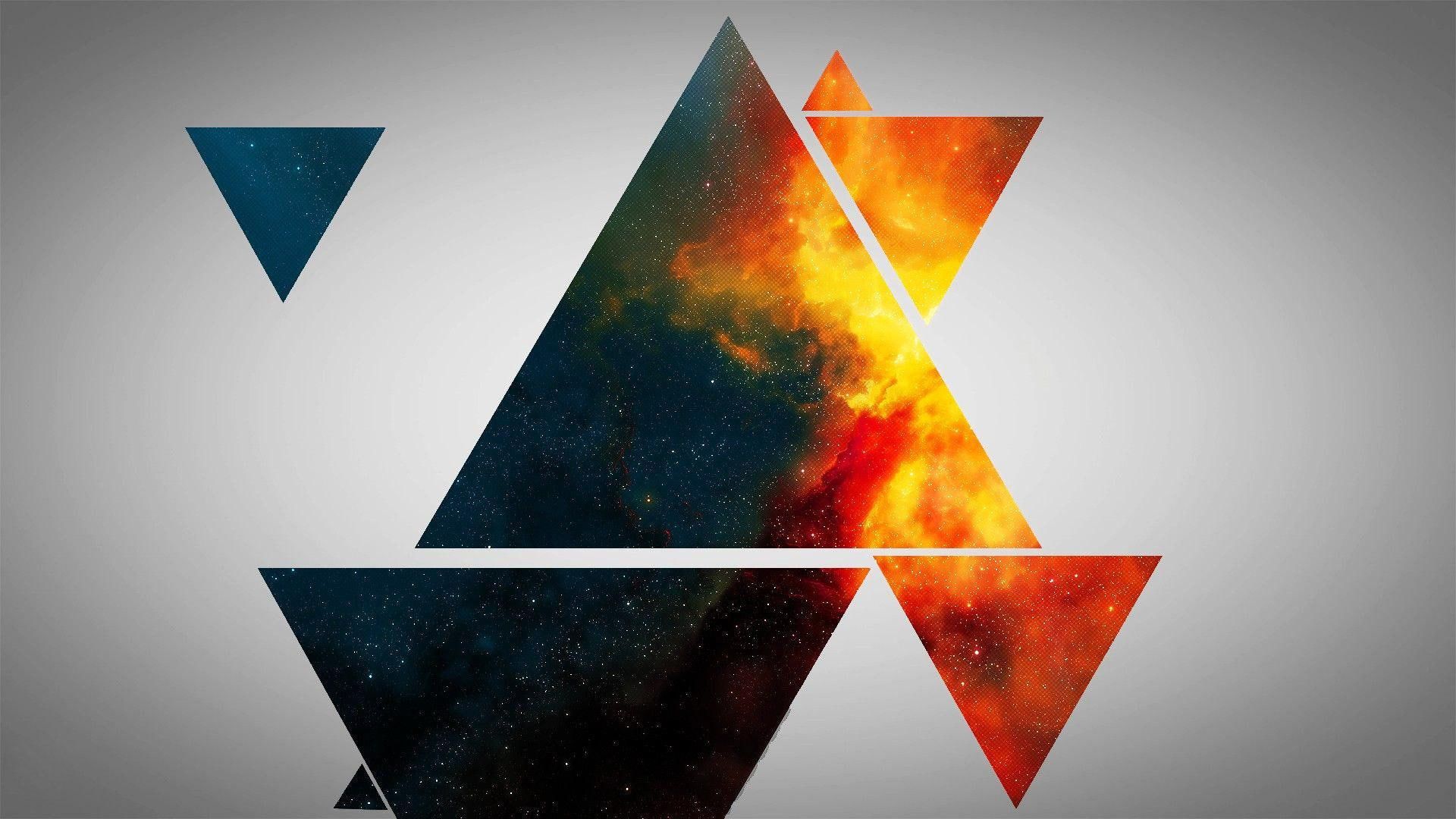 Fondo de pantalla de triangulo 1920x1080
