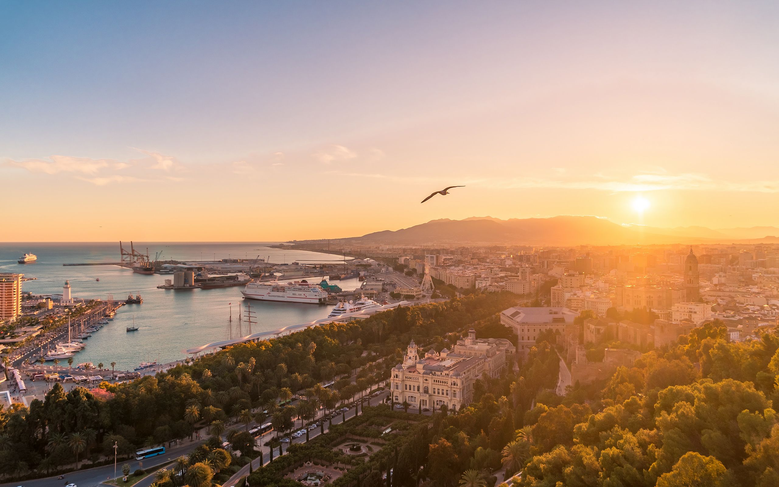 Fondo de pantalla de Málaga 2560x1600