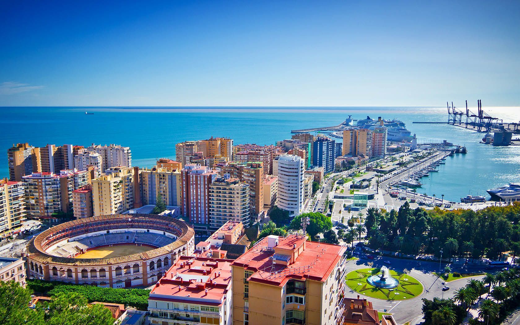 Fondo de pantalla de Málaga 1680x1050