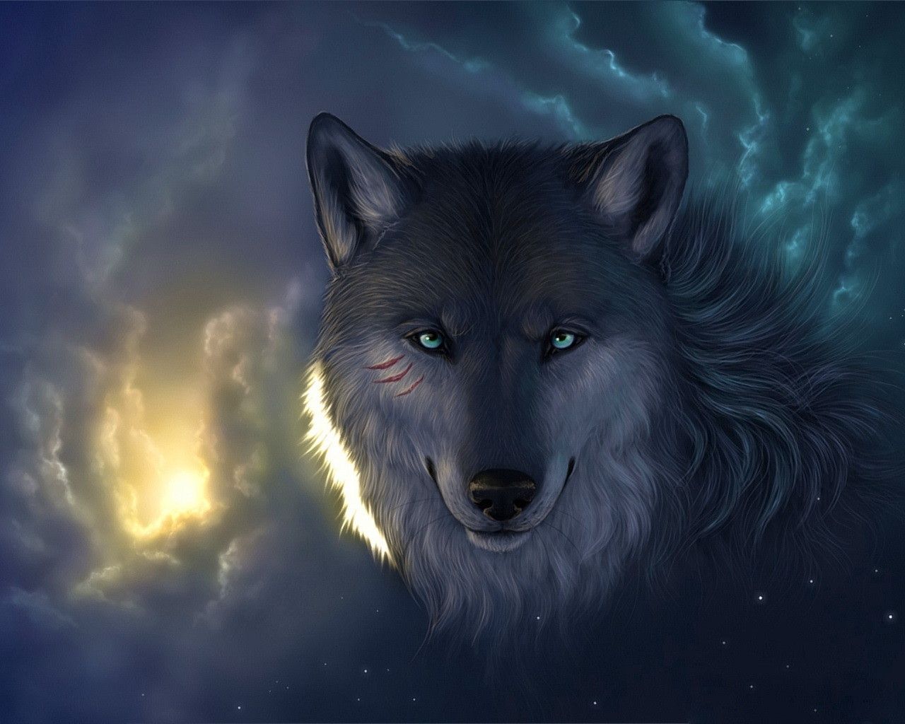 Imágenes de fondo gratuitas: Fondo de escritorio con un lobo