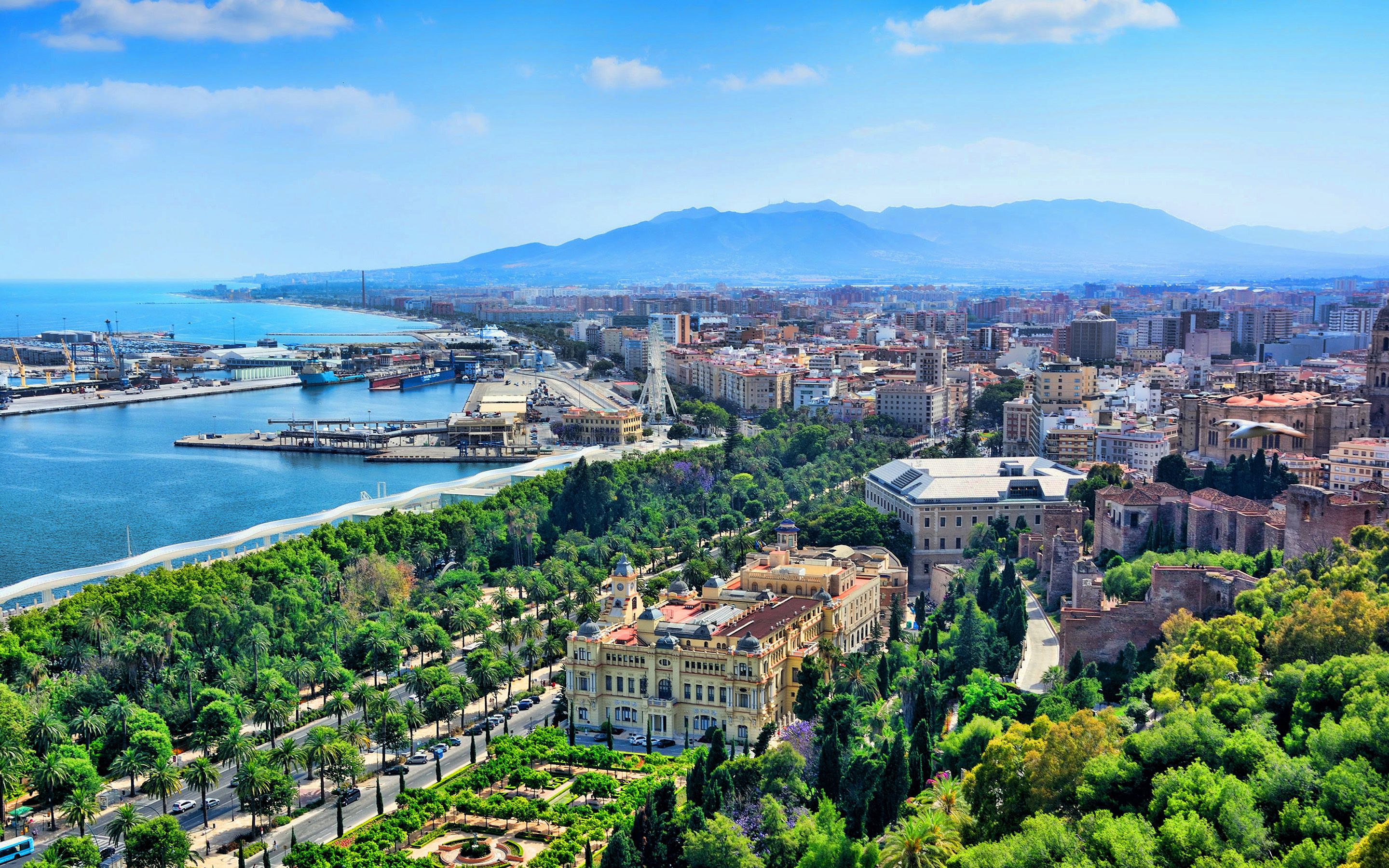 Fondo de pantalla de Málaga 2880x1800