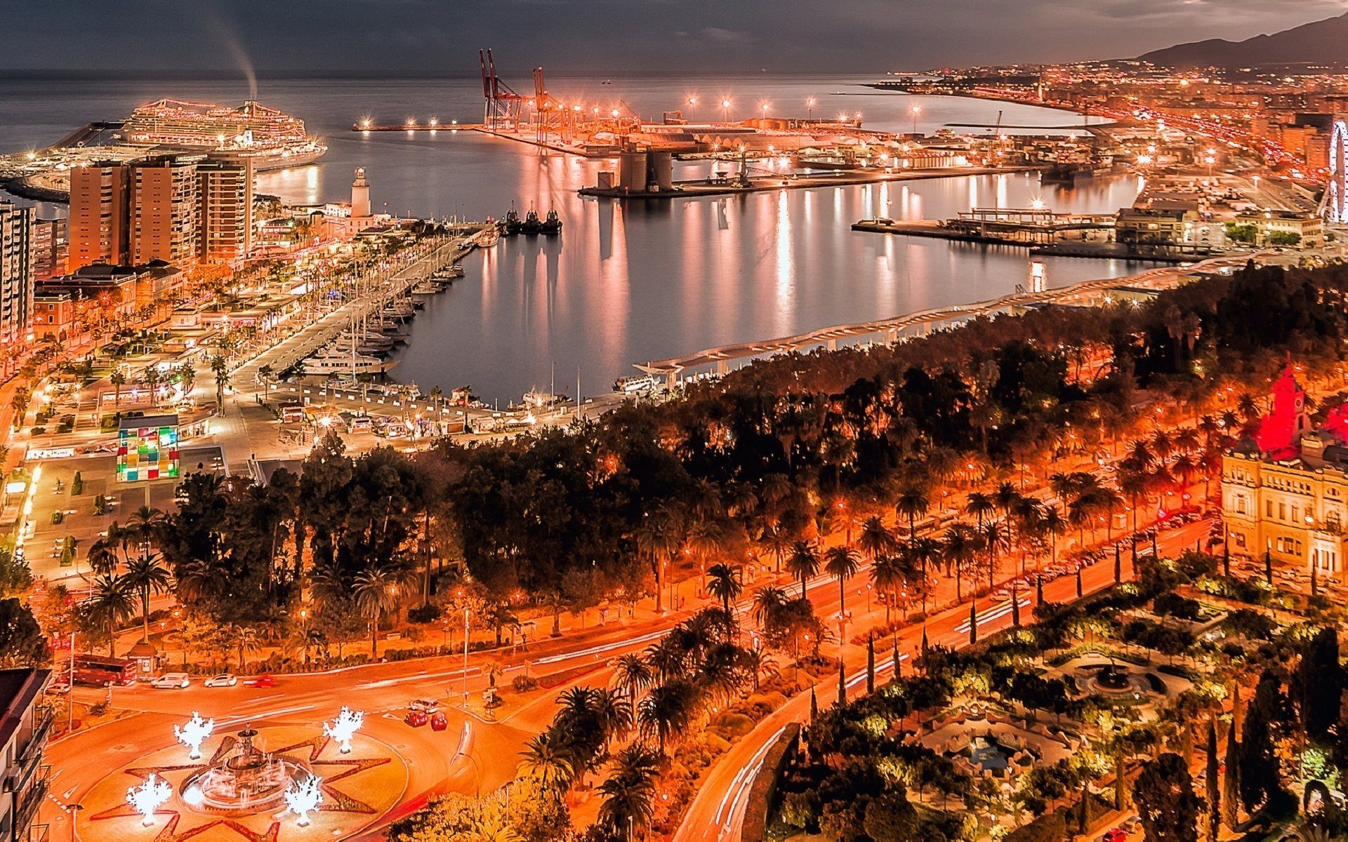 Fondo de pantalla de Málaga 1920x1200