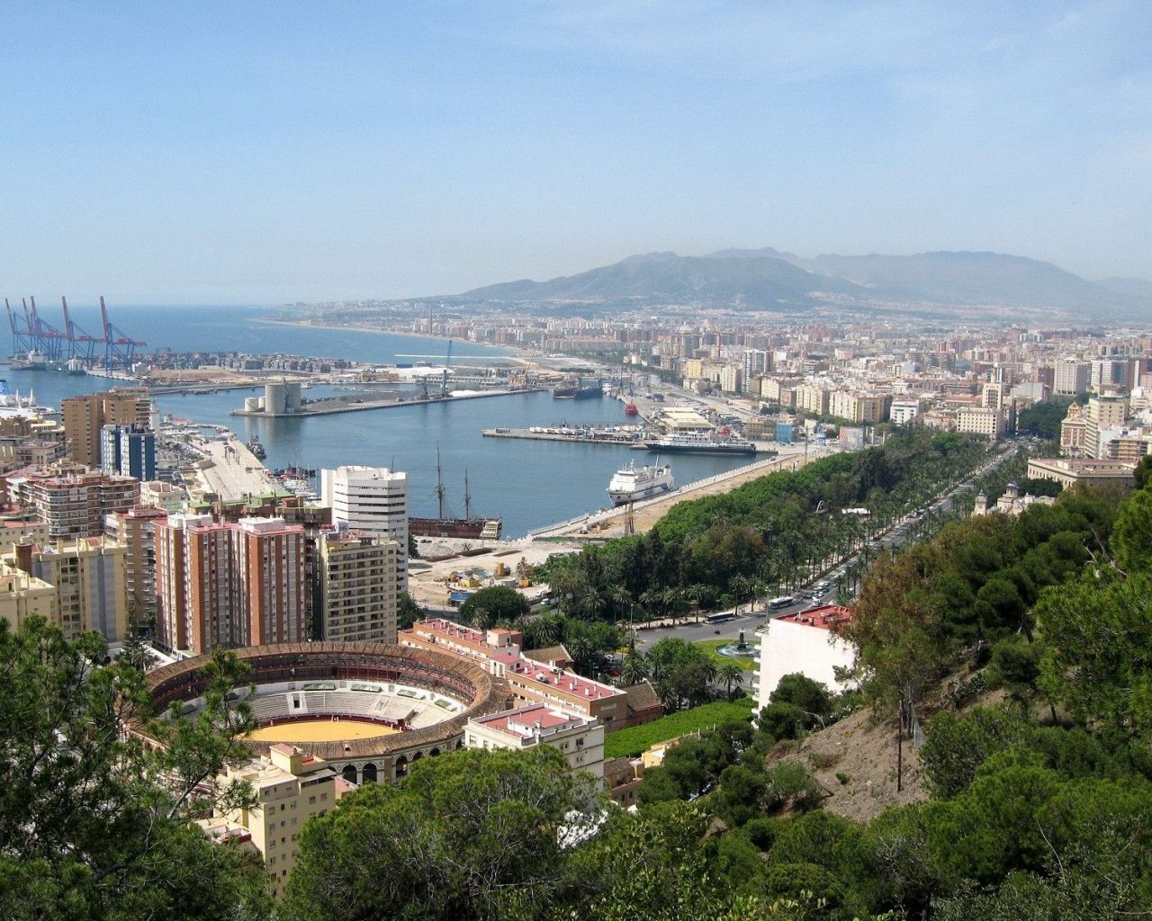 Fondo de pantalla de Málaga 1280x1024