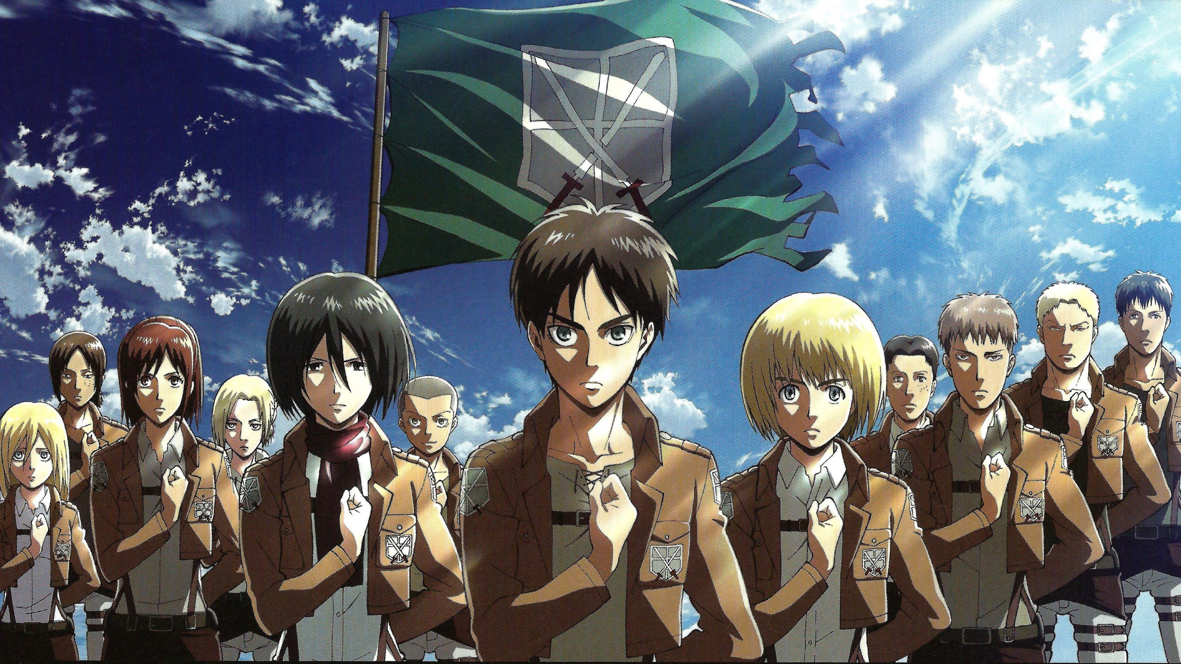 Fondo de pantalla de Attack on Titan 3840x2160